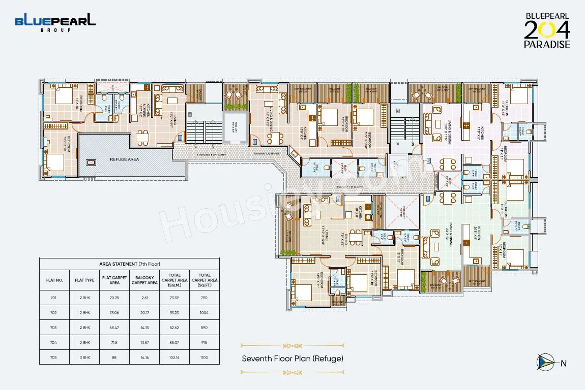 Blue Pearl Codename Rare Floor plan 6