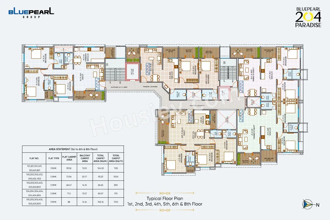Blue Pearl Codename Rare Floor plan 5