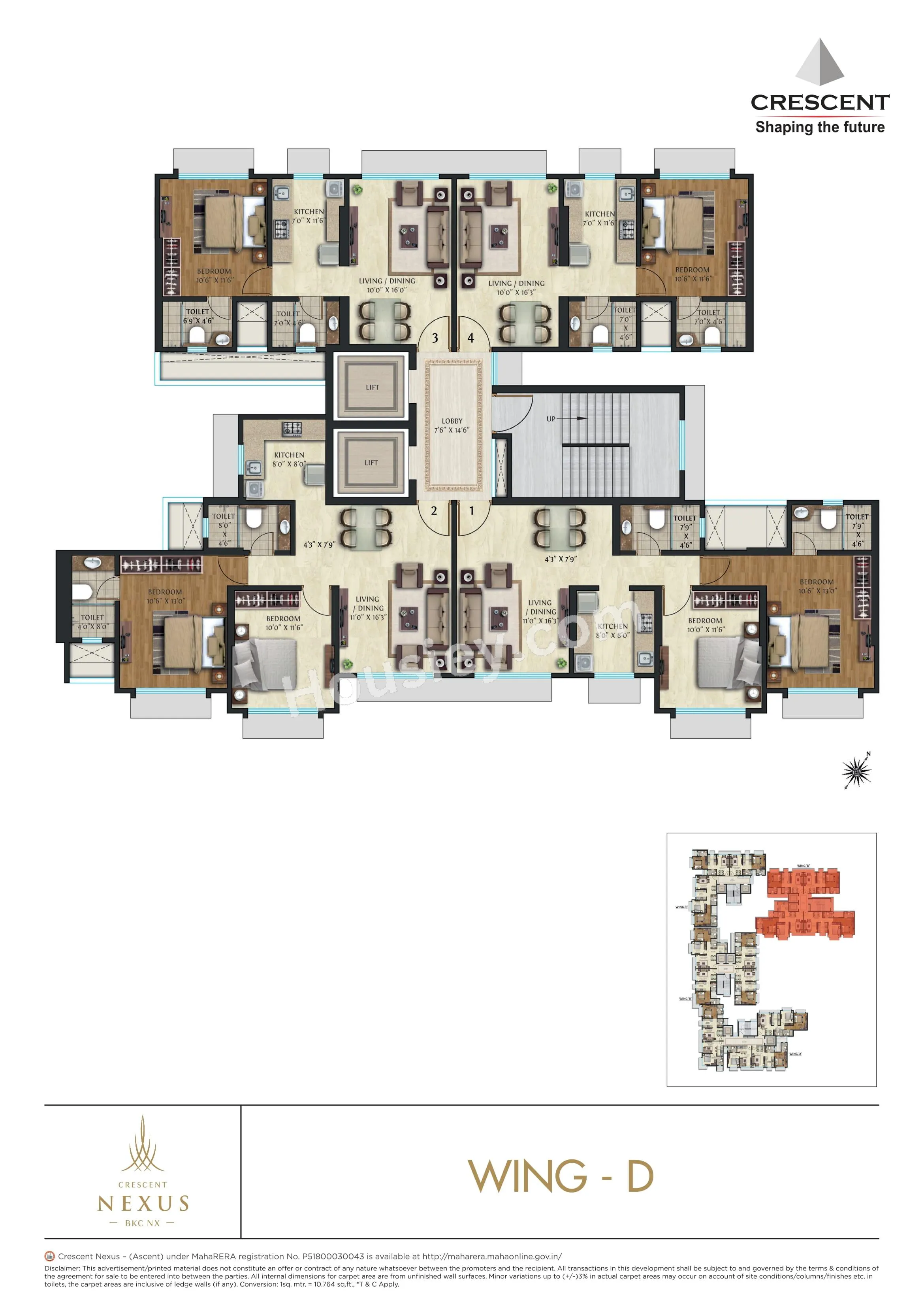 Crescent Nexus Floor plan 3
