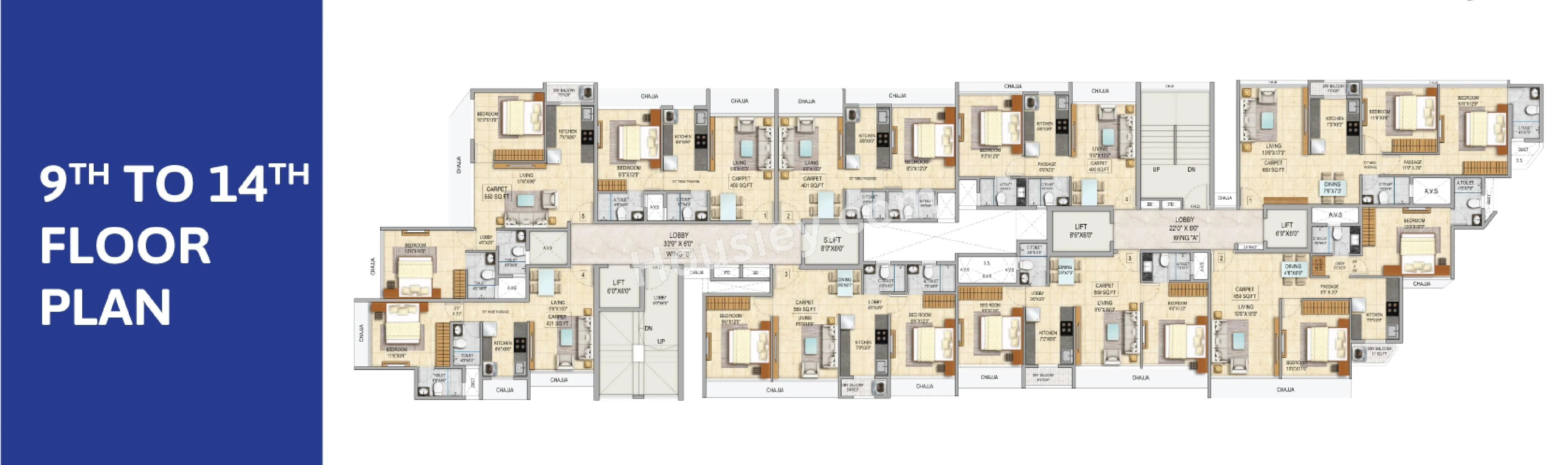DTG Avenue 68 Floor plan 6