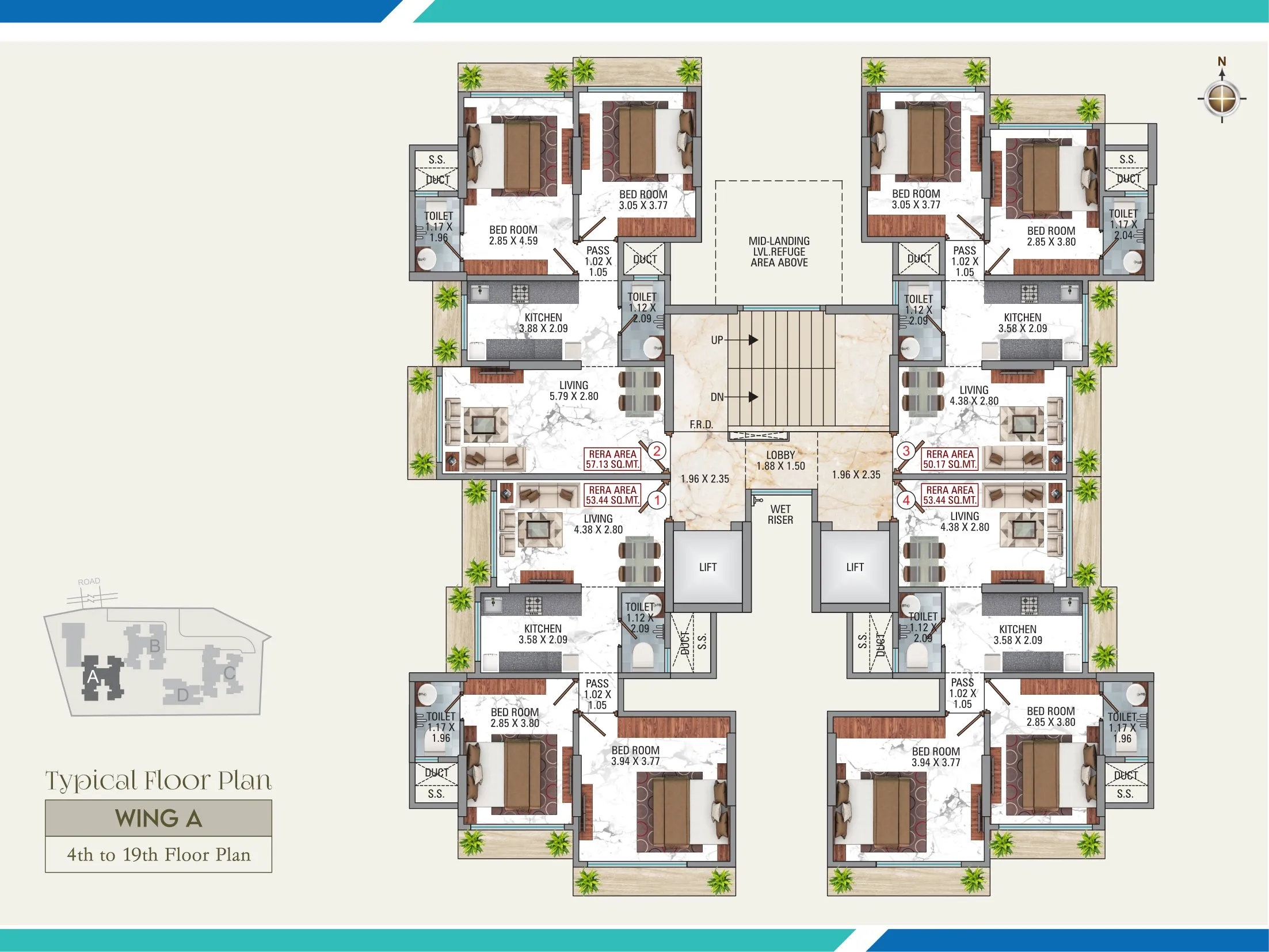 Dedhia Shri Upendra Floor plan 1