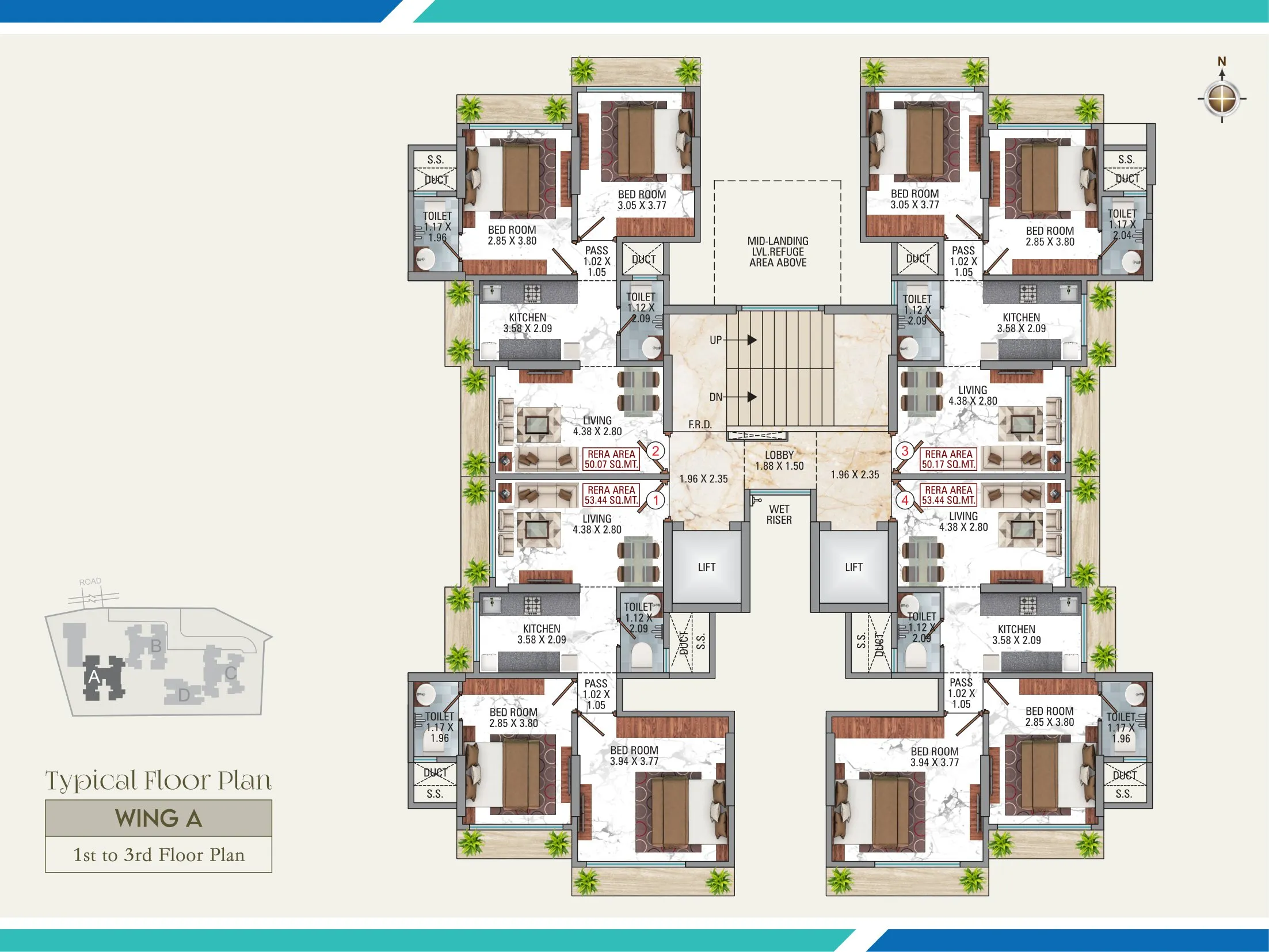 Dedhia Shri Upendra Floor plan 3