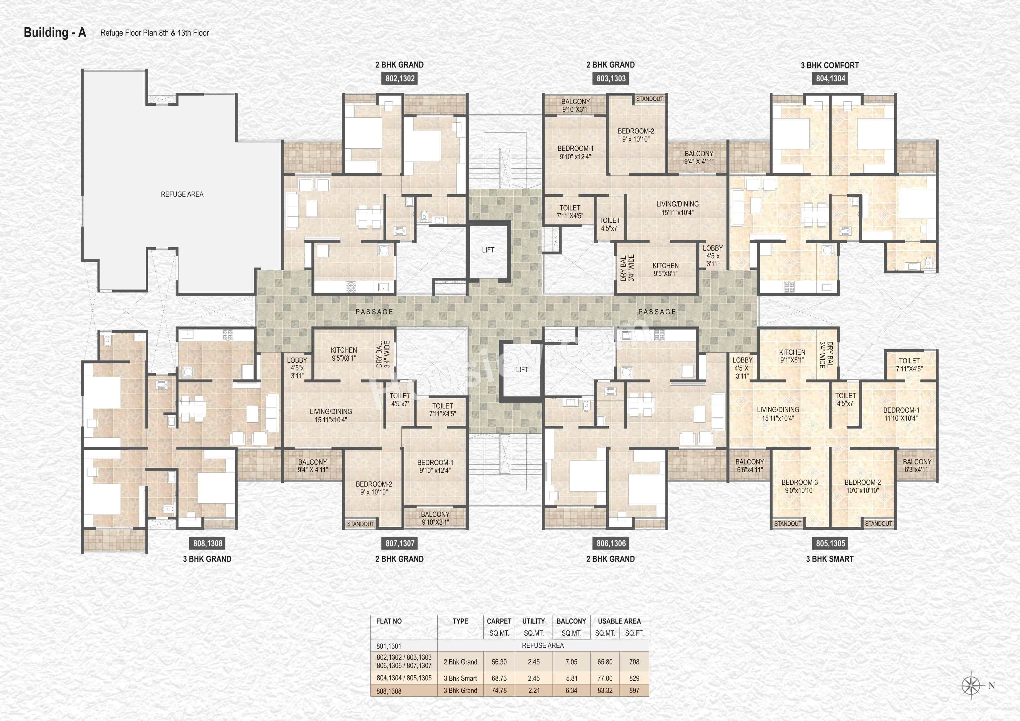 Destination Mangalam Marvel Floor plan 2