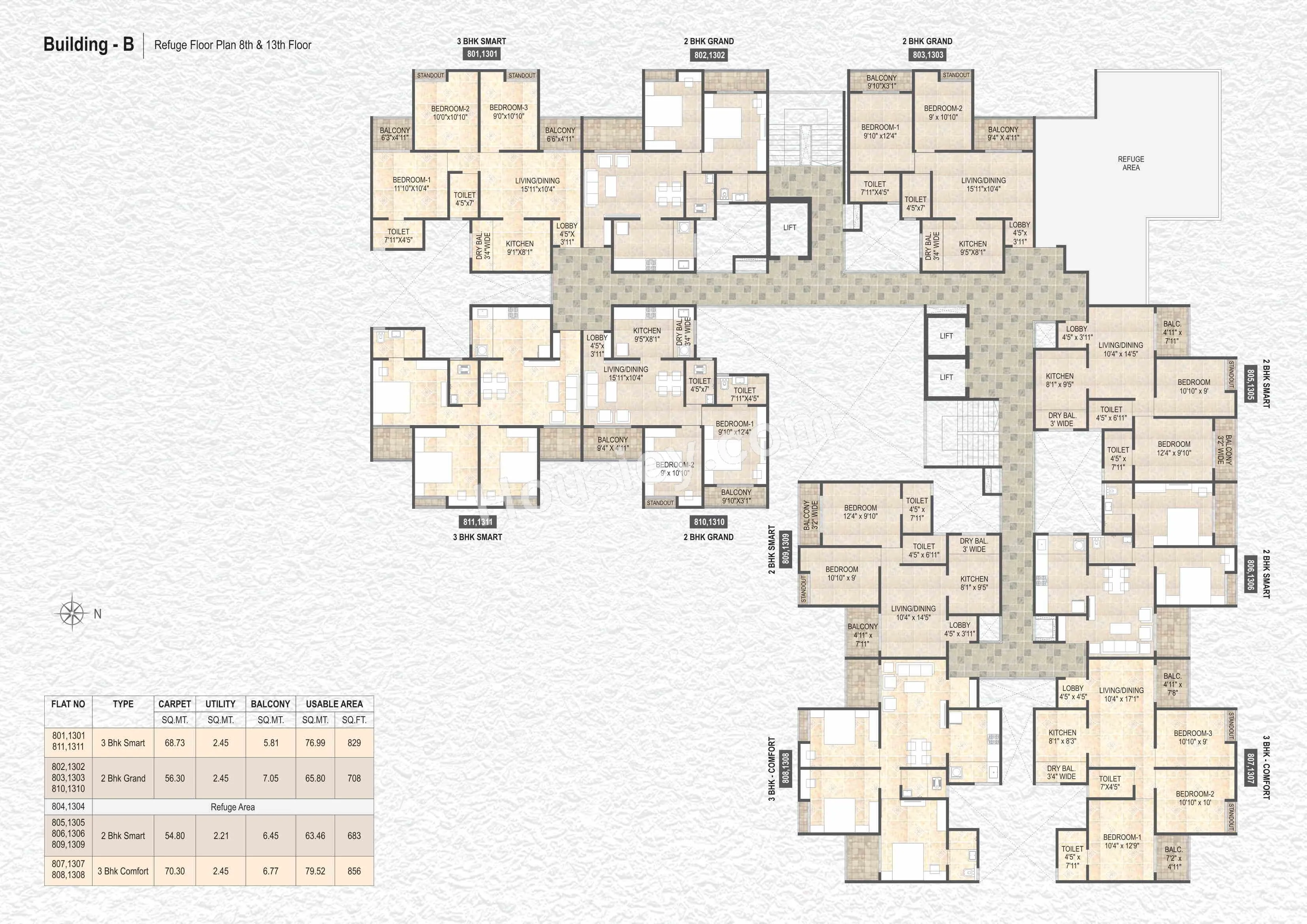 Destination Mangalam Marvel Floor plan 5