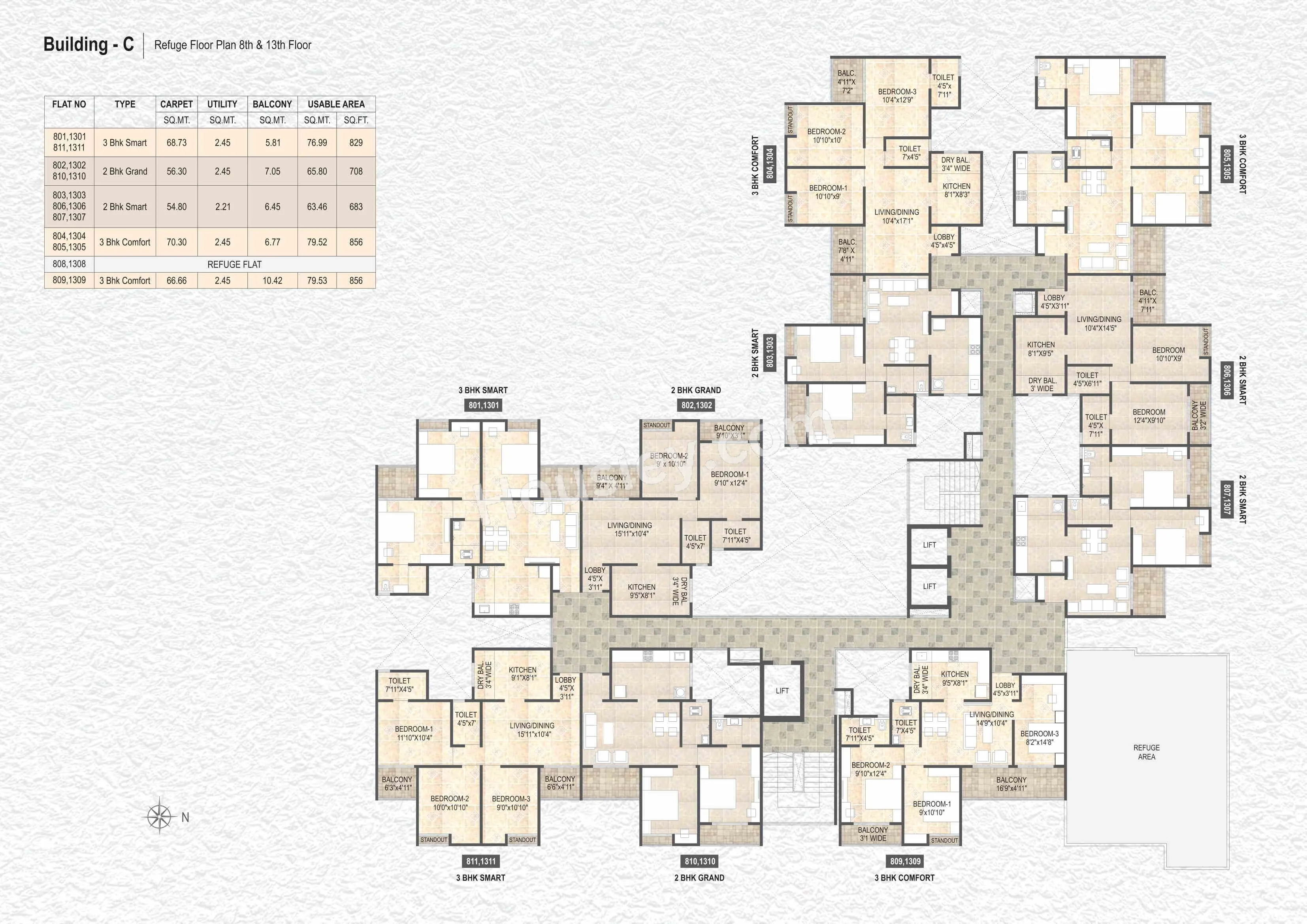 Destination Mangalam Marvel Floor plan 8