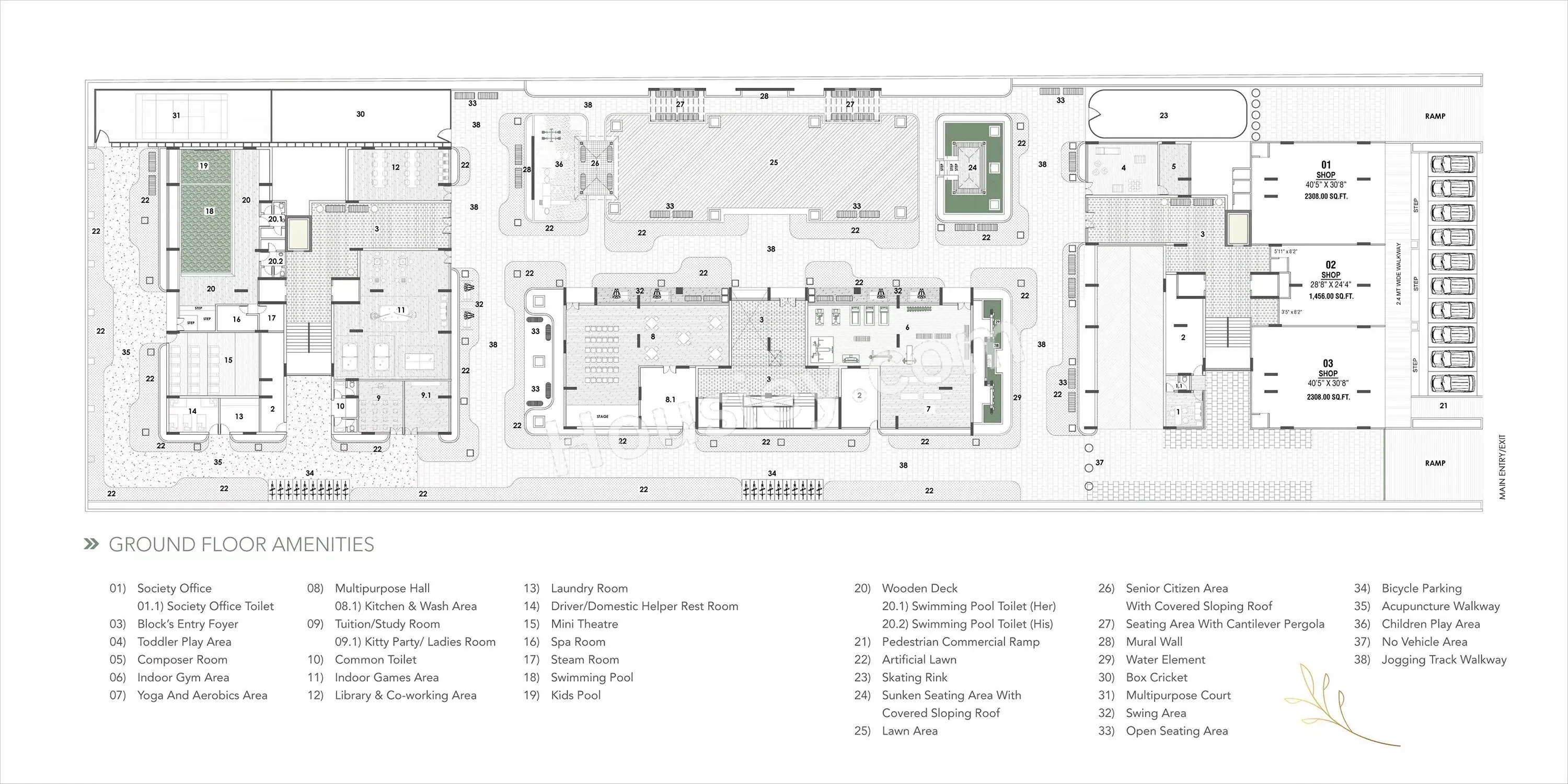 Dev Aashish The Gate 2 Floor plan 1