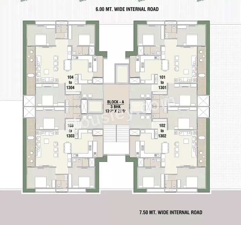 Dev Aashish The Gate 2 Floor plan 3