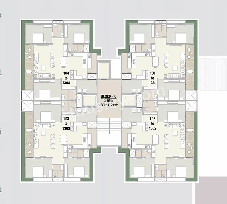 Dev Aashish The Gate 2 Floor plan 5