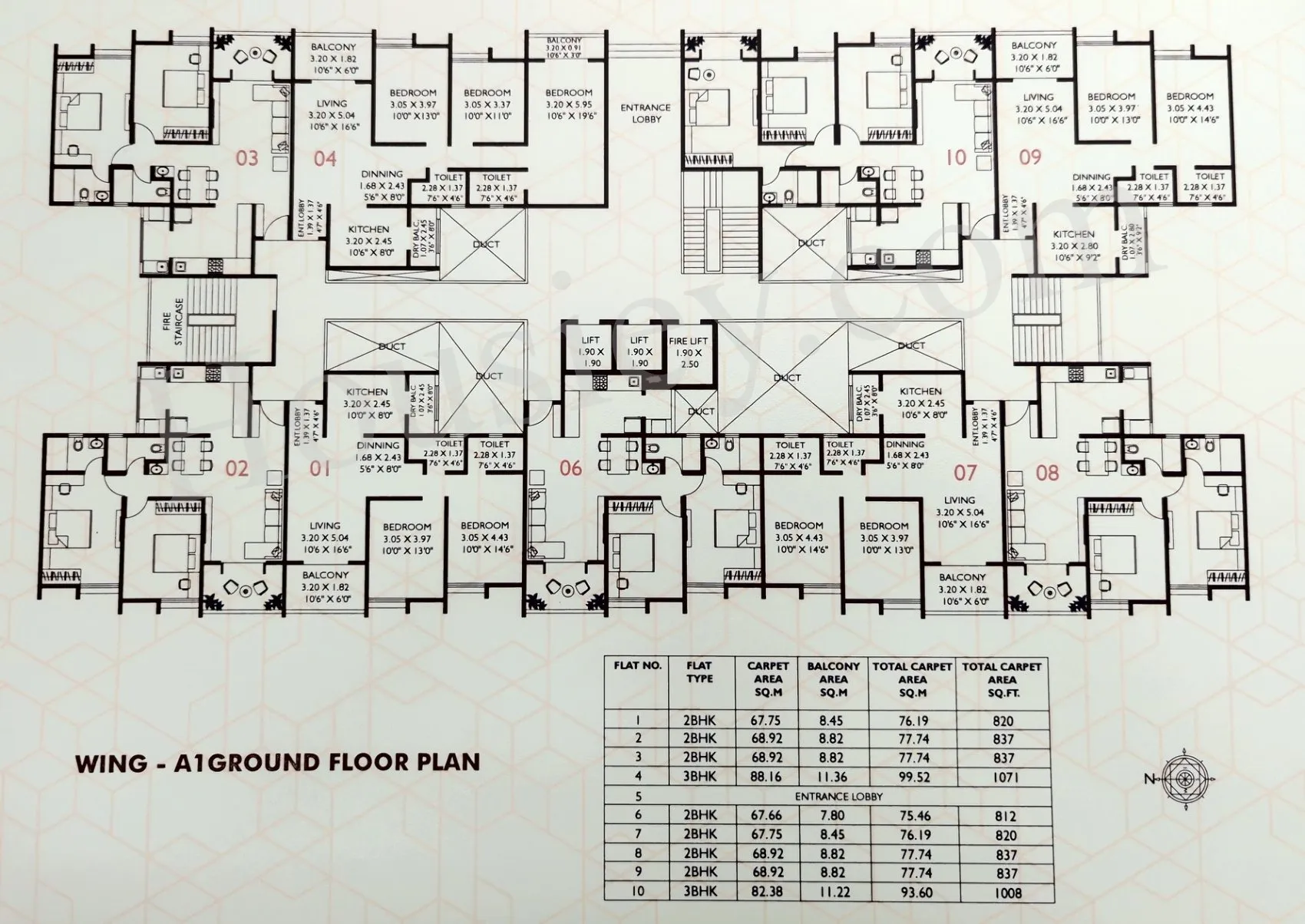 Shriram Divine Garden Floor plan 2