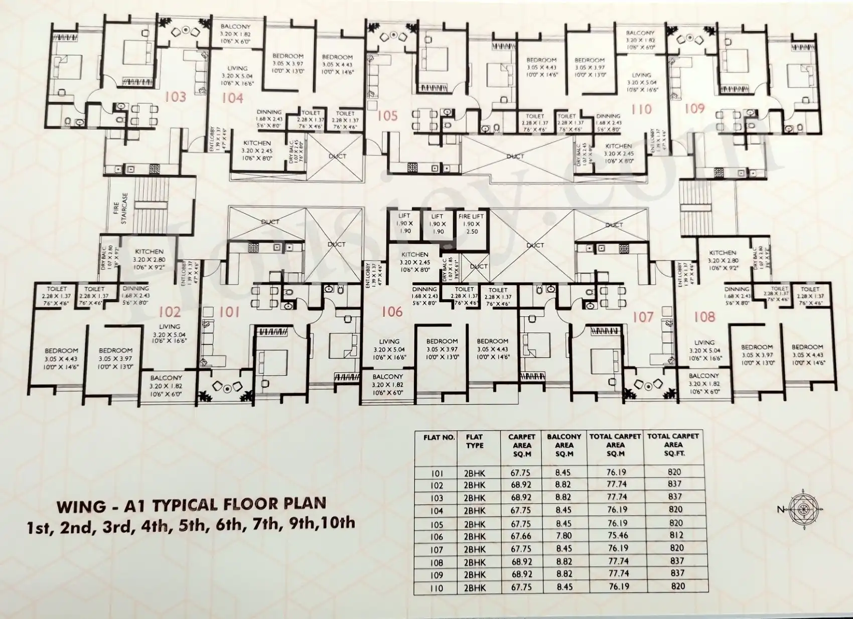 Shriram Divine Garden Floor plan 3