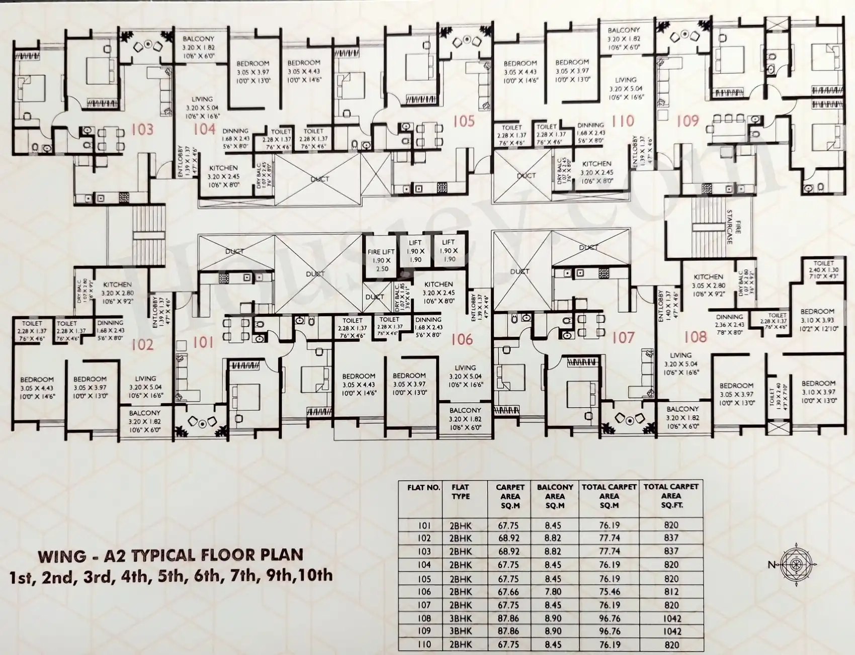 Shriram Divine Garden Floor plan 6