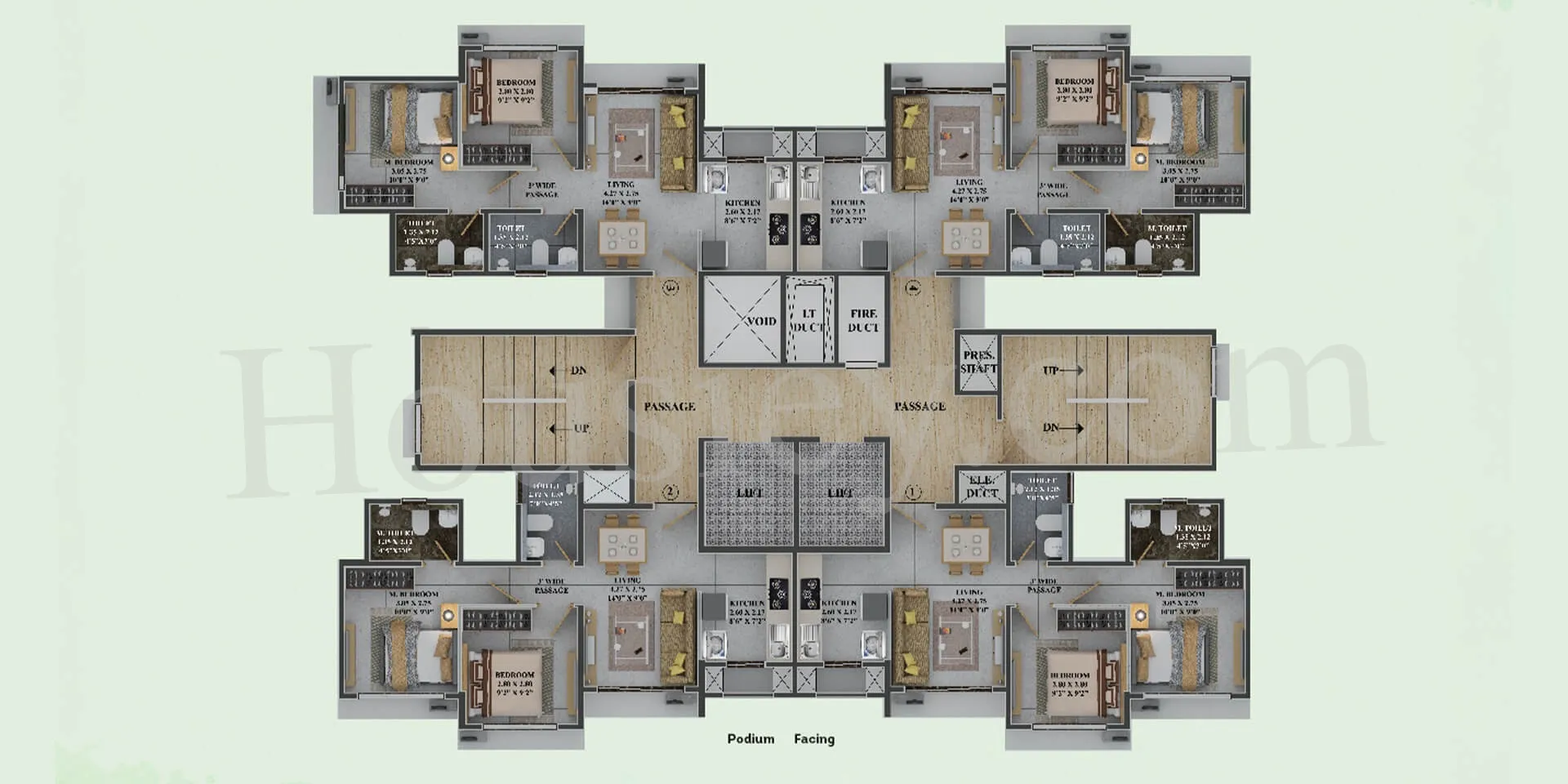 Dosti Greenscapes Floor plan 2