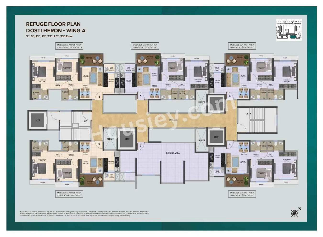 Dosti Heron Floor plan 2