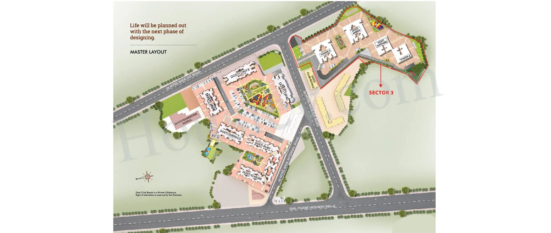 Dosti Planet North Master Plan