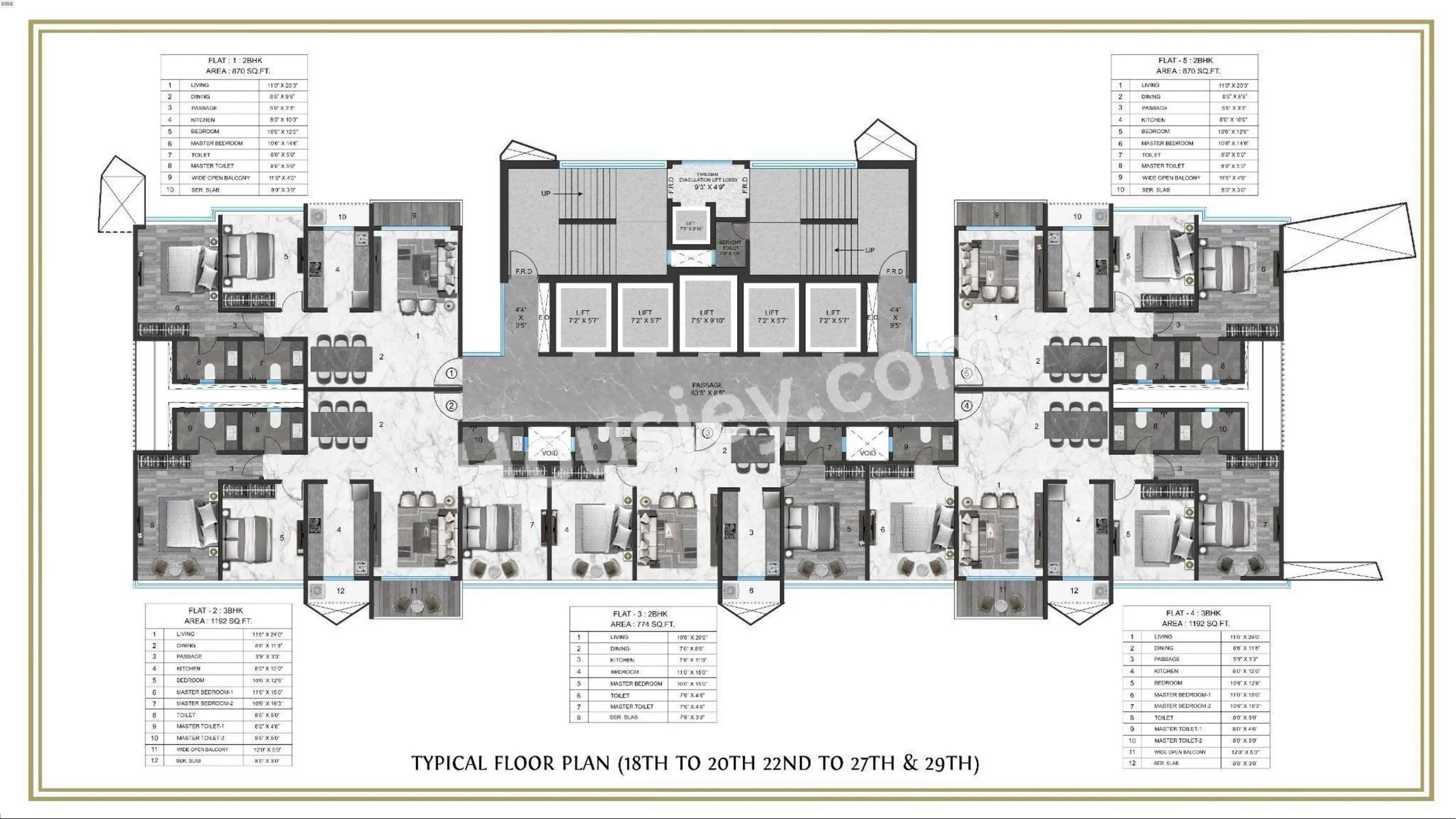 Dudhwala Vista Residences Floor plan 4