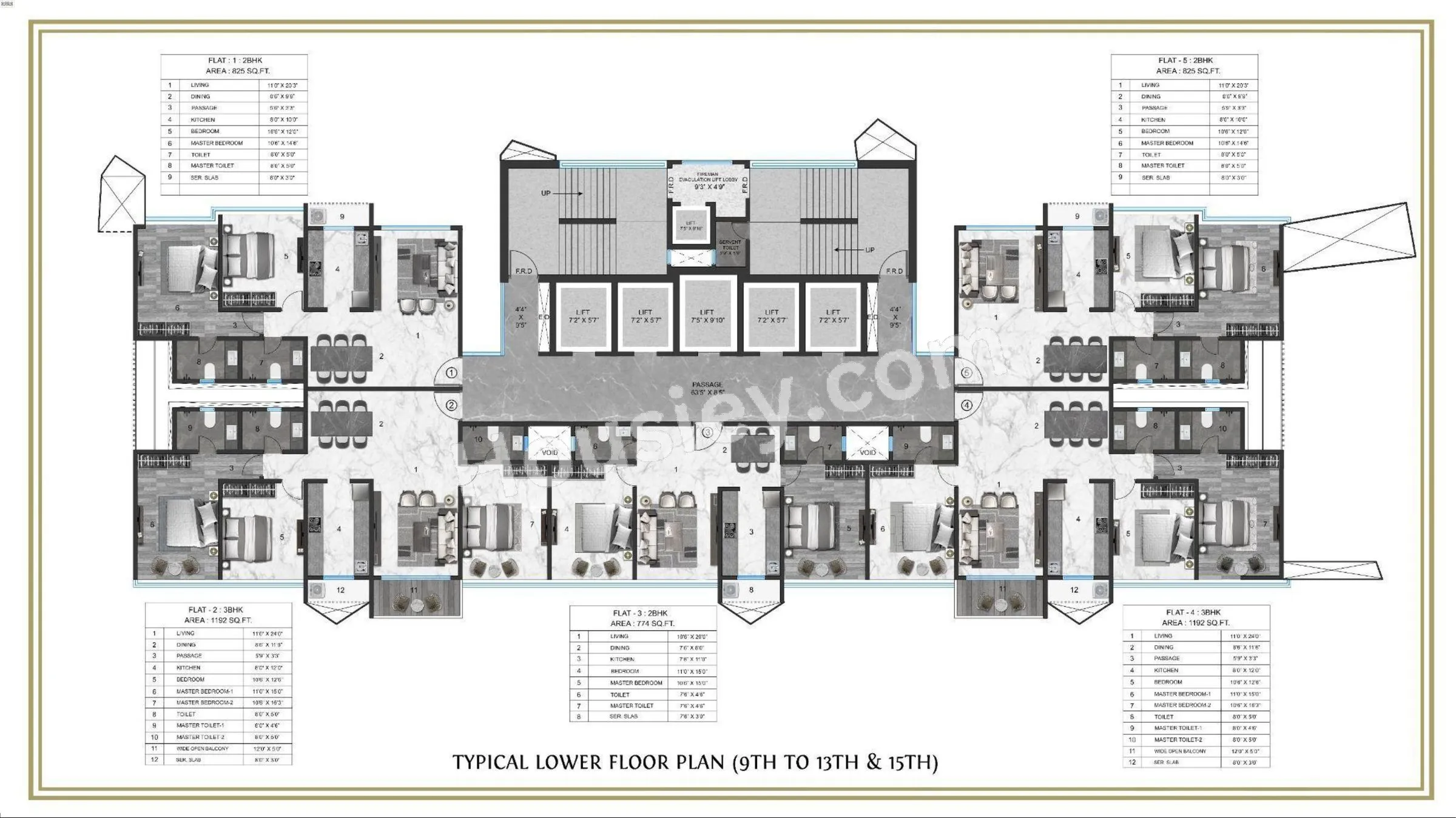 Dudhwala Vista Residences Floor plan 5
