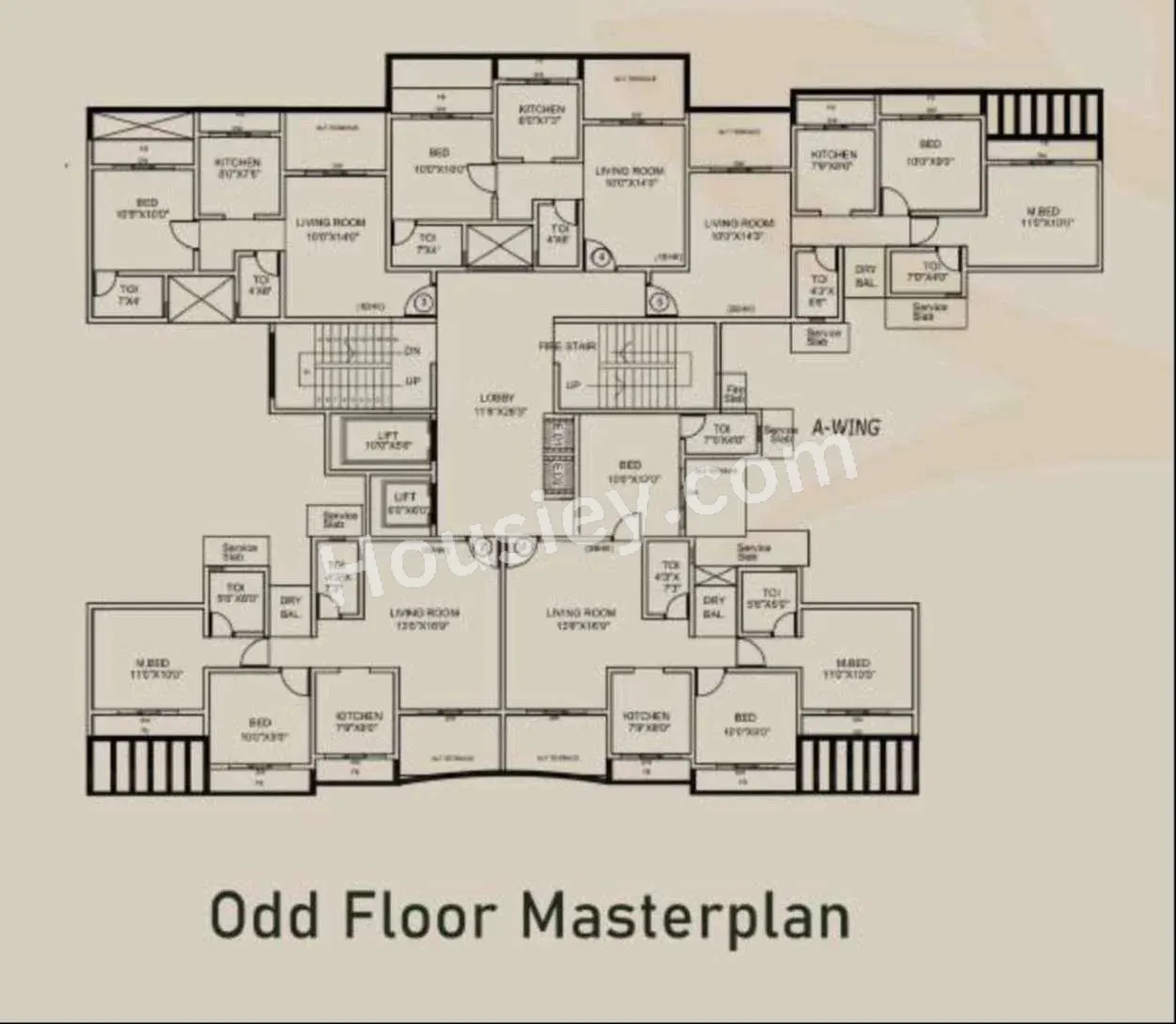 Durga Imperial Floor plan 3