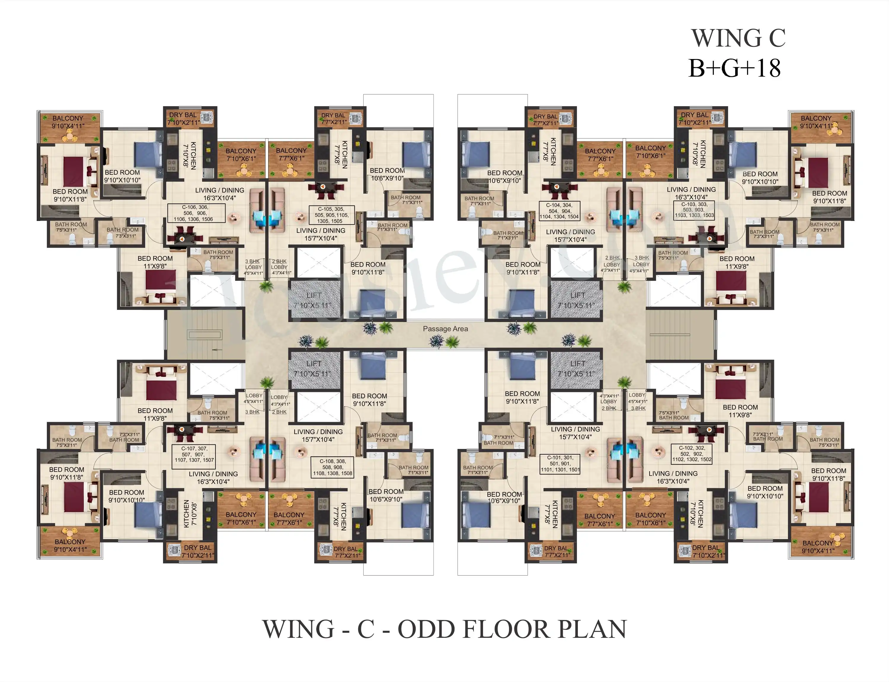 Sonigara Dwaarka World Floor plan 6