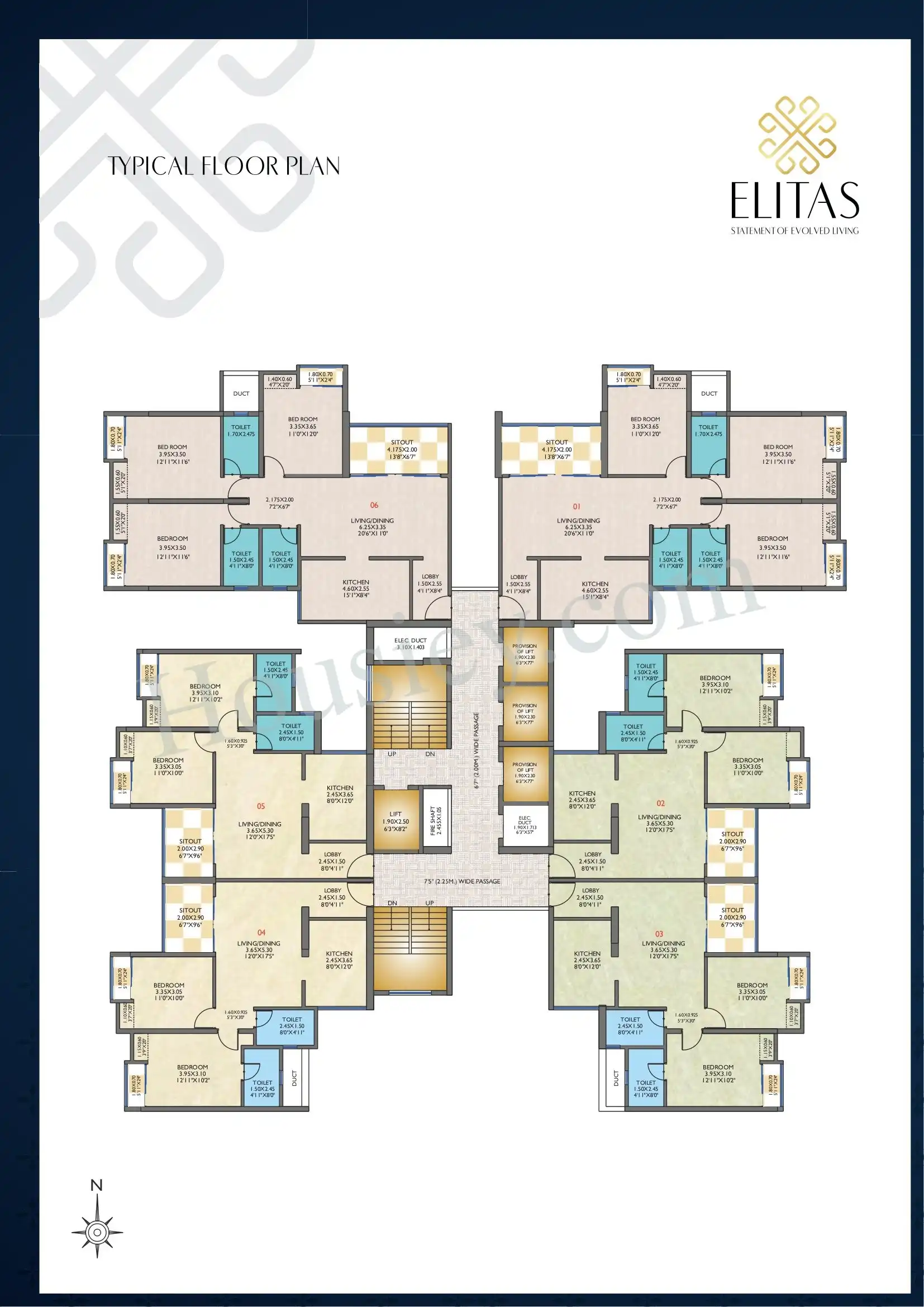 Eka Elitas Floor plan 2