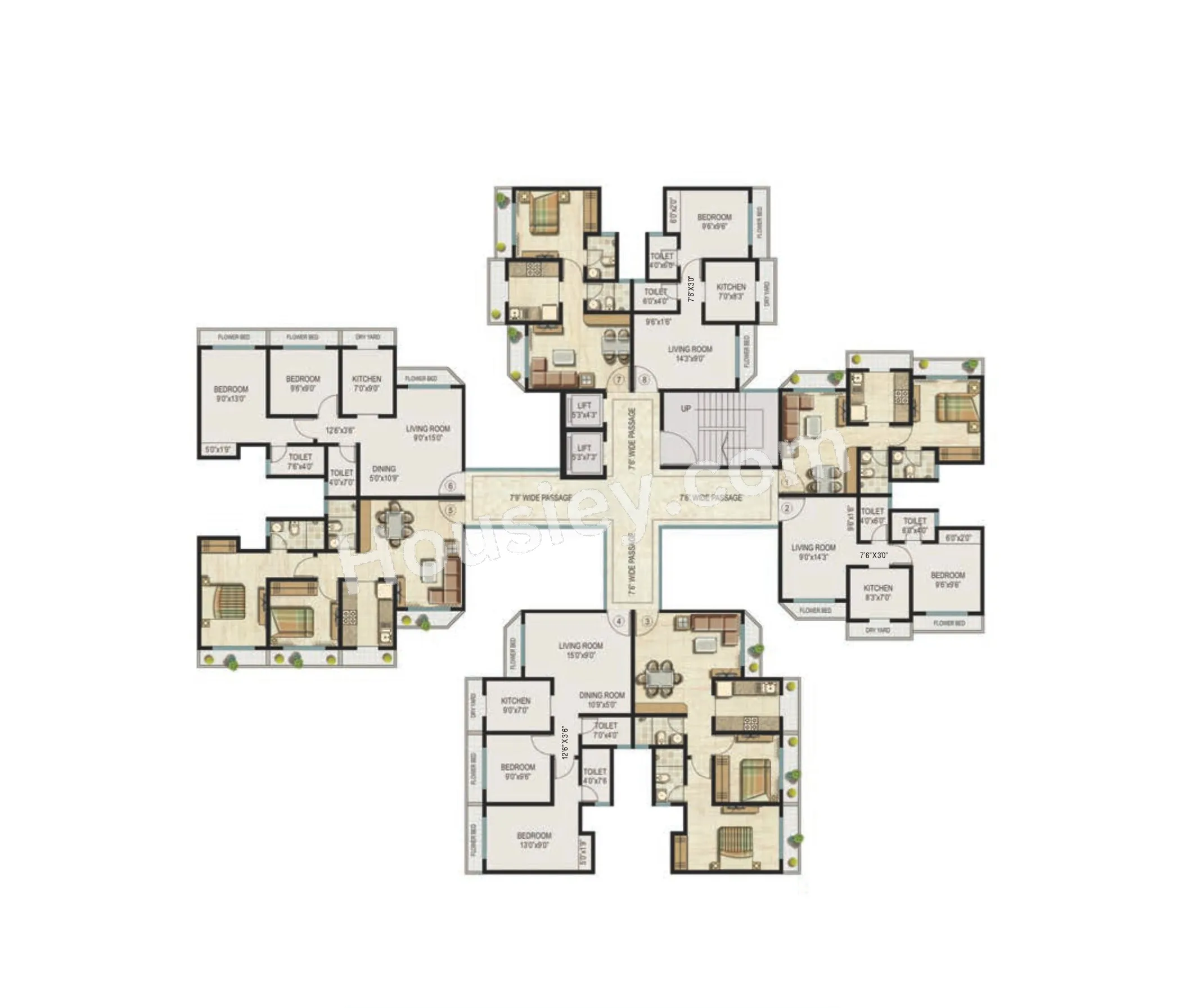 Ekta Parksville Floor plan 5