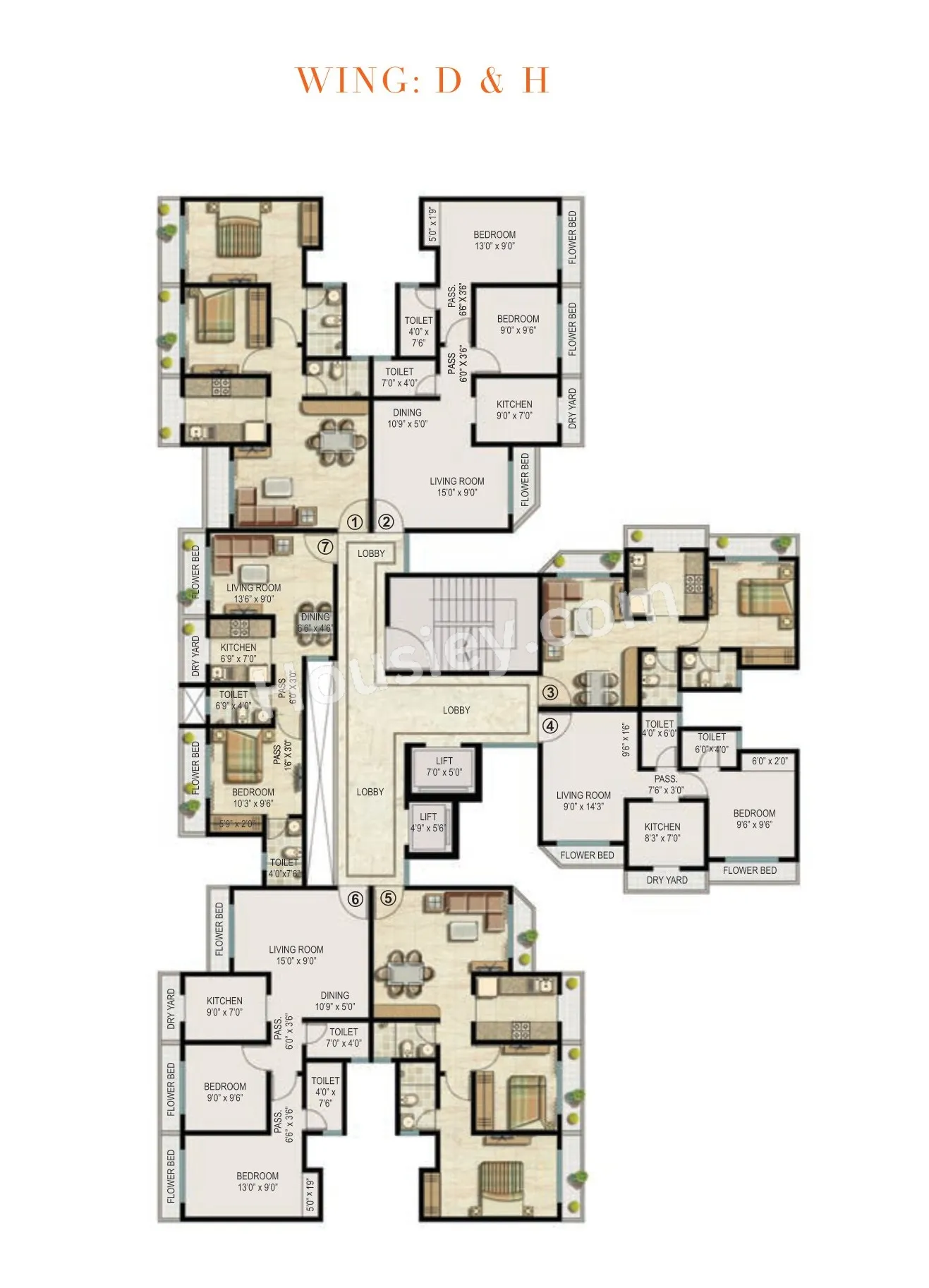 Ekta Parksville Floor plan 9