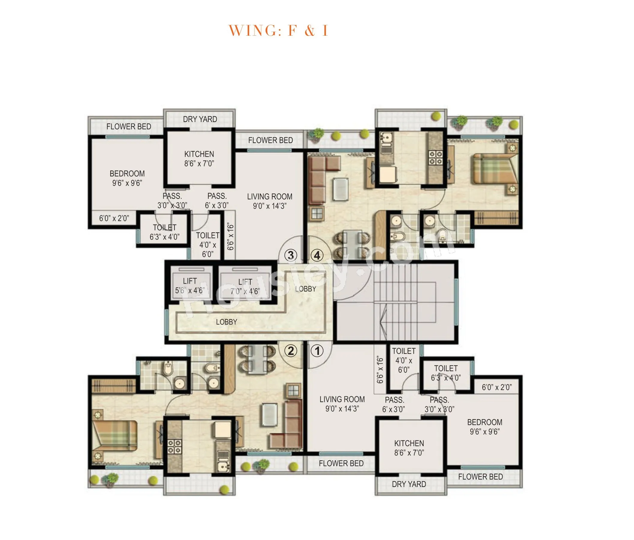Ekta Parksville Floor plan 10