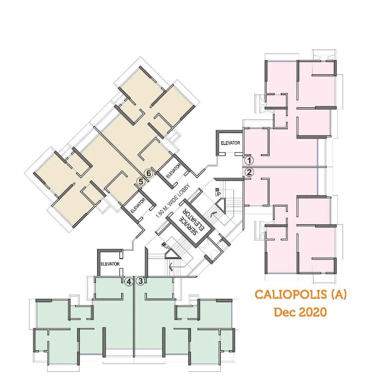Ekta Tripolis Floor plan 1