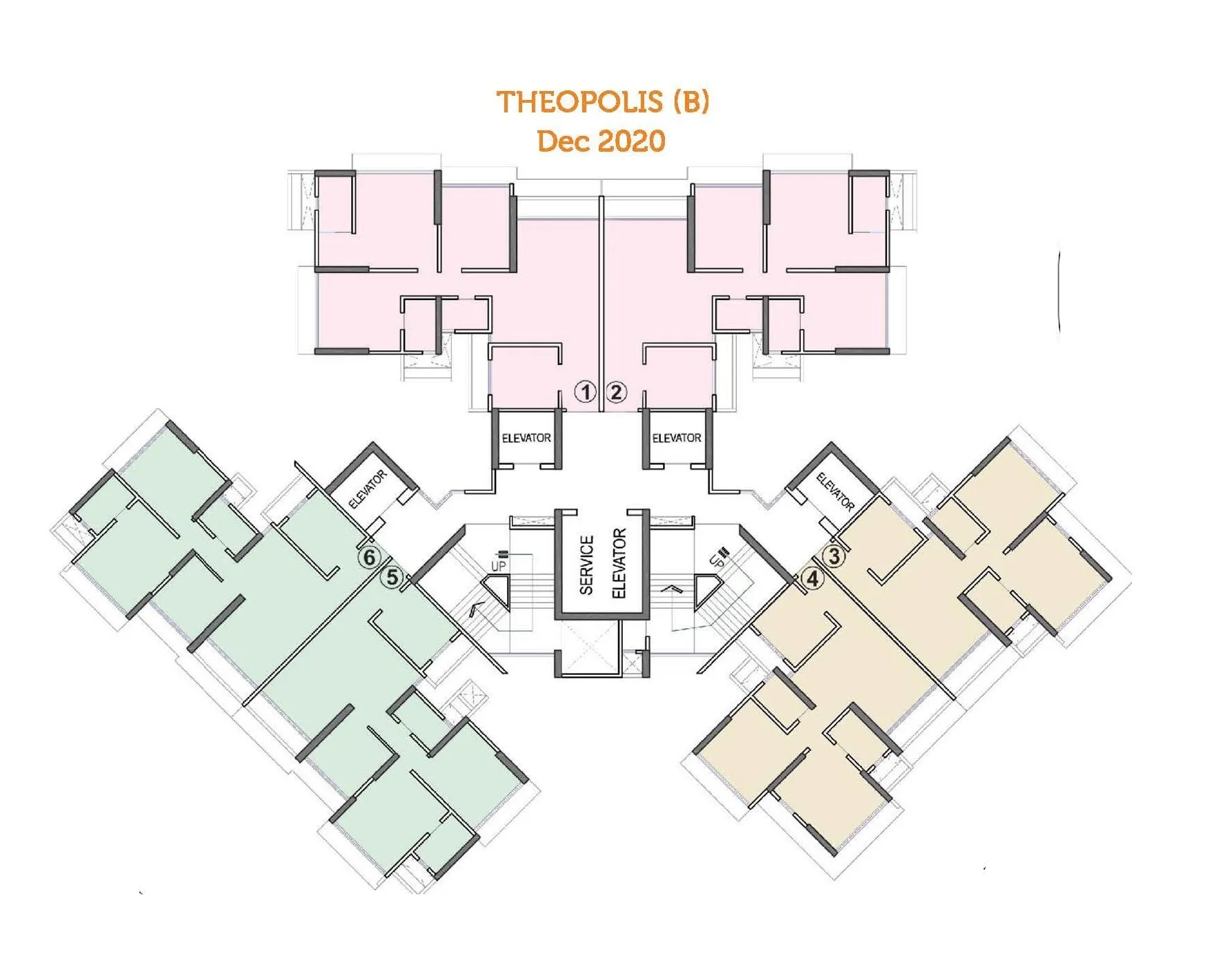 Ekta Tripolis Floor plan 2