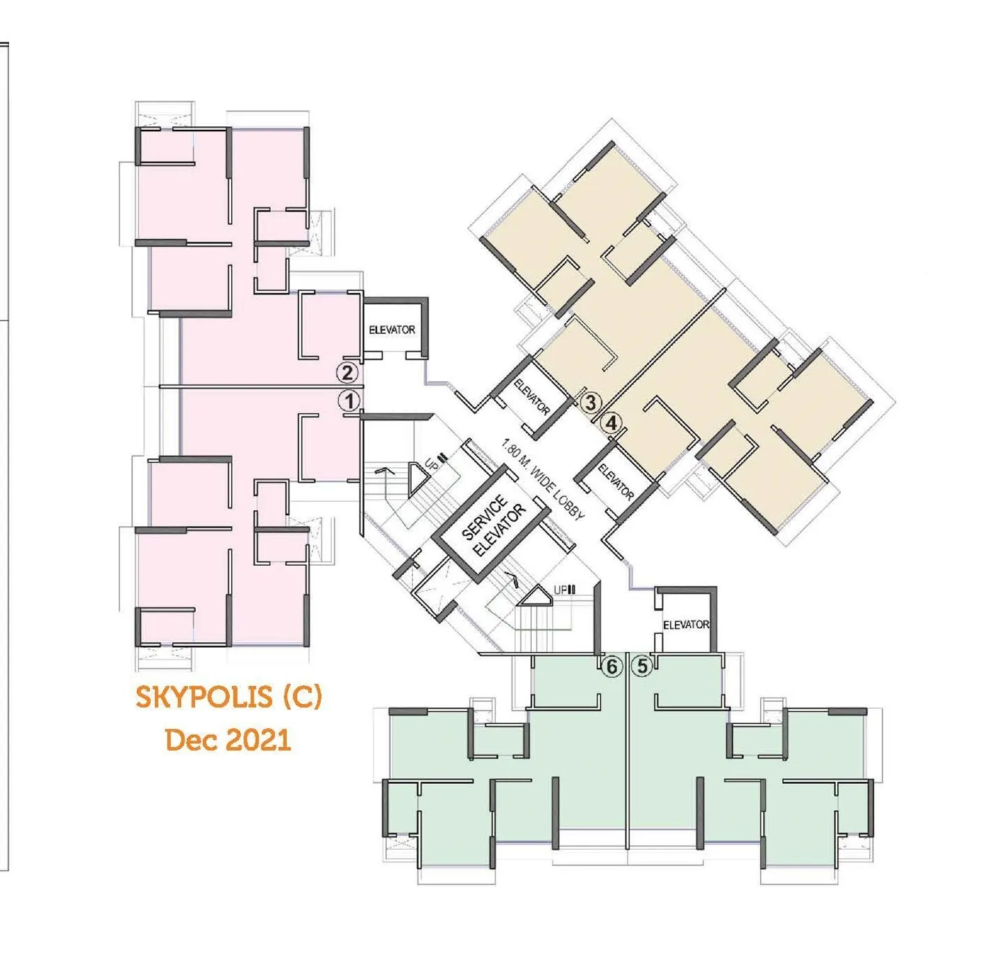 Ekta Tripolis Floor plan 3