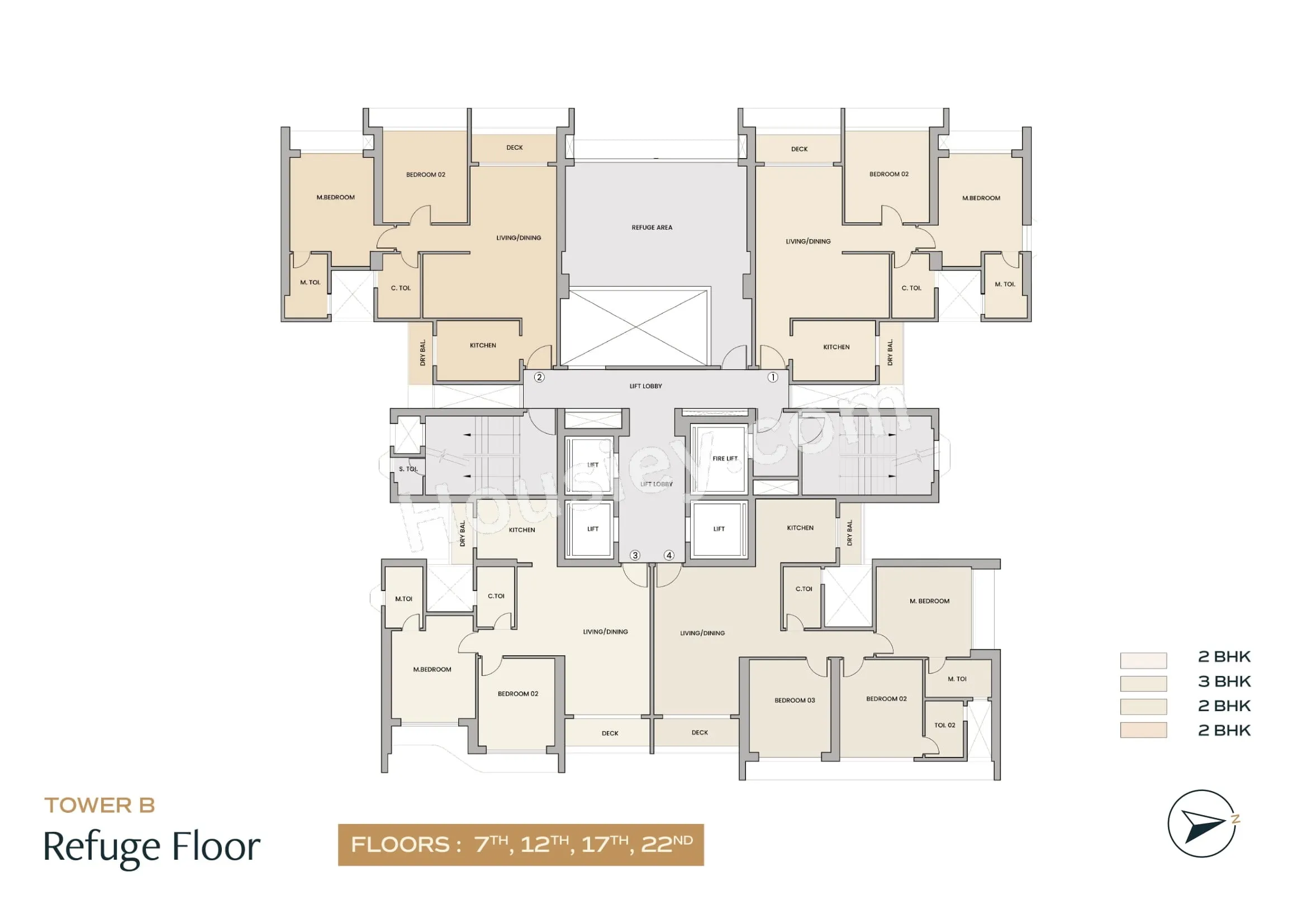 Embassy One Thane Floor plan 2