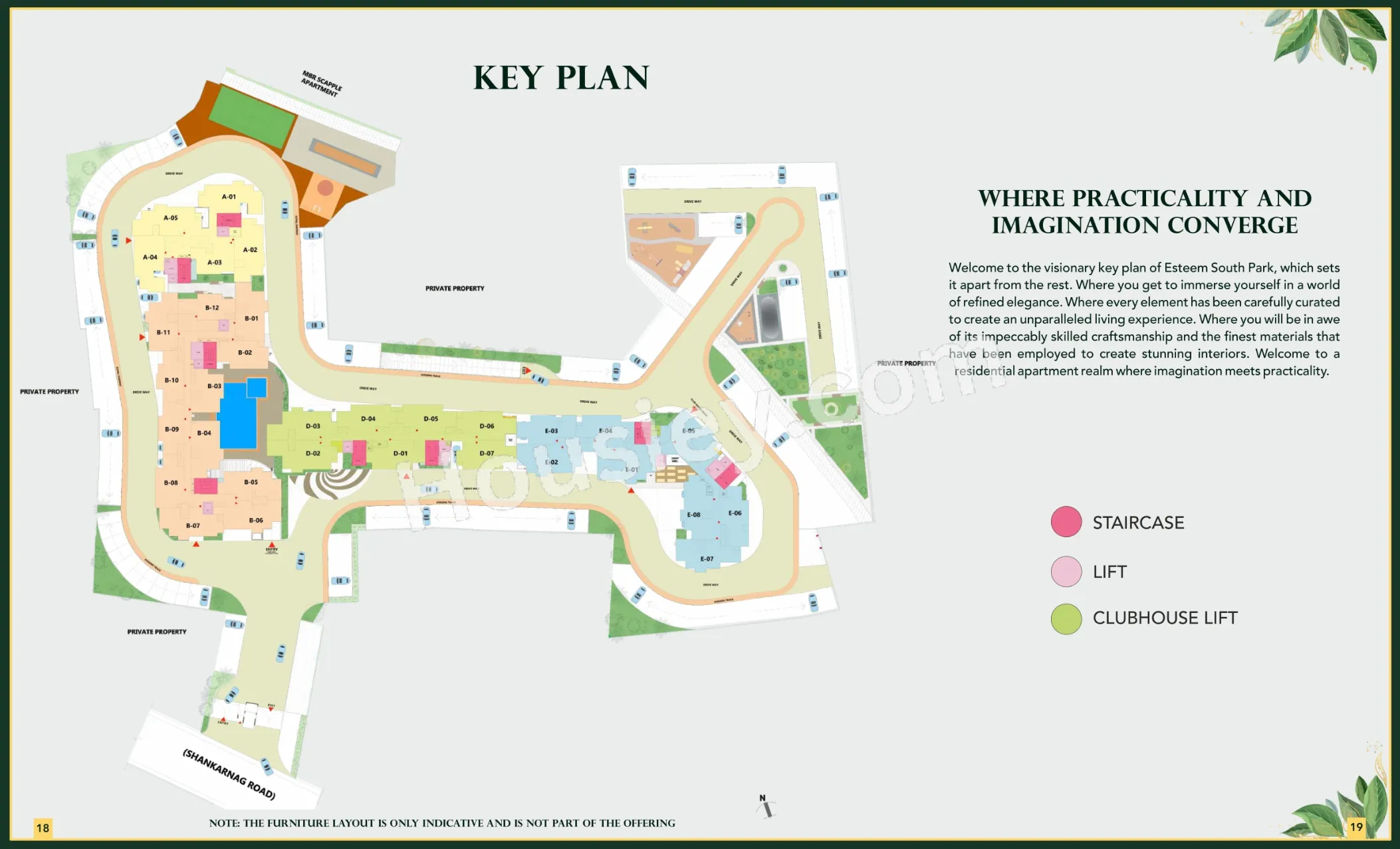 Esteem South Park Floor plan 1
