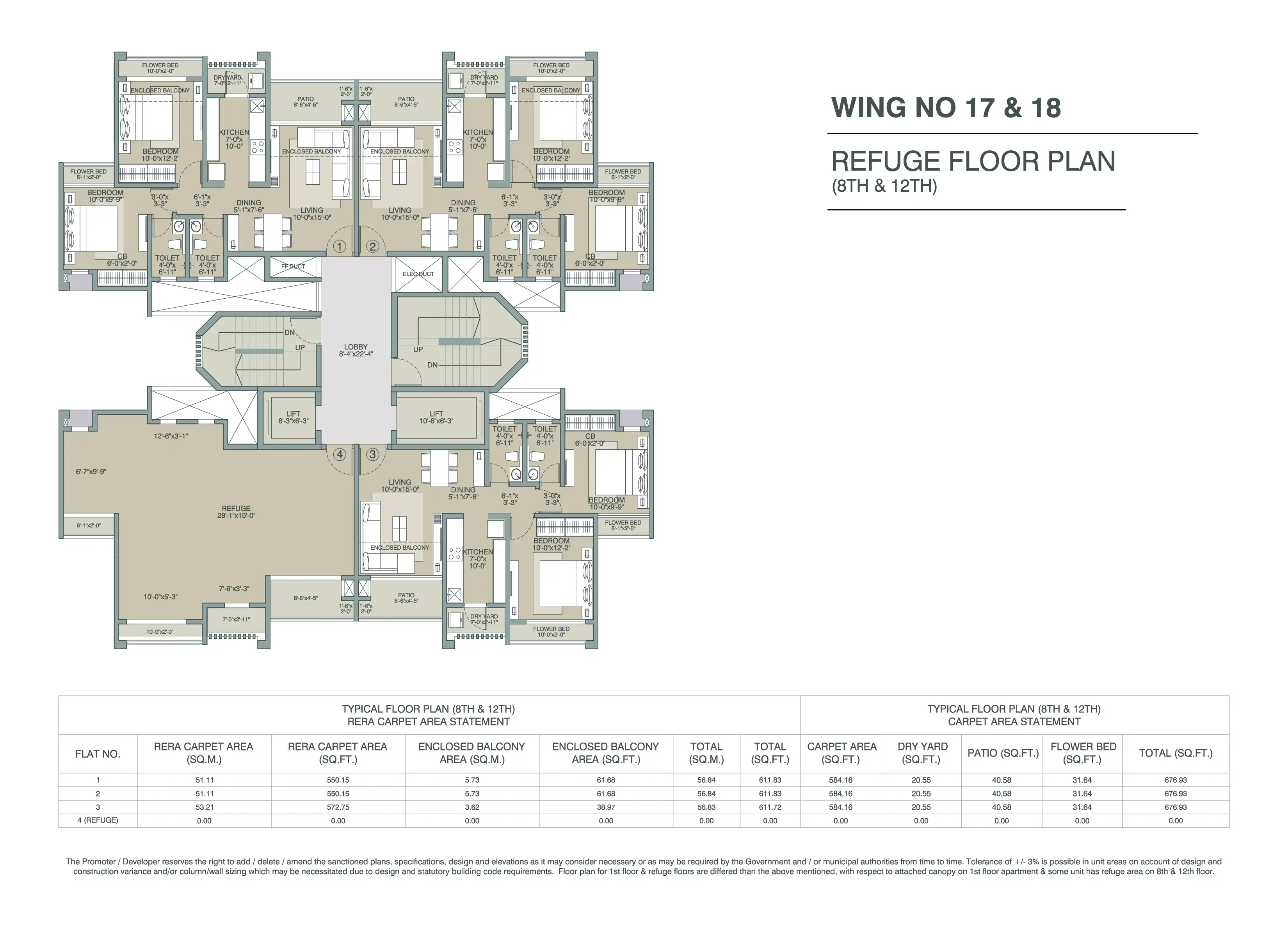 Evershine Amavi 303 Floor plan 2