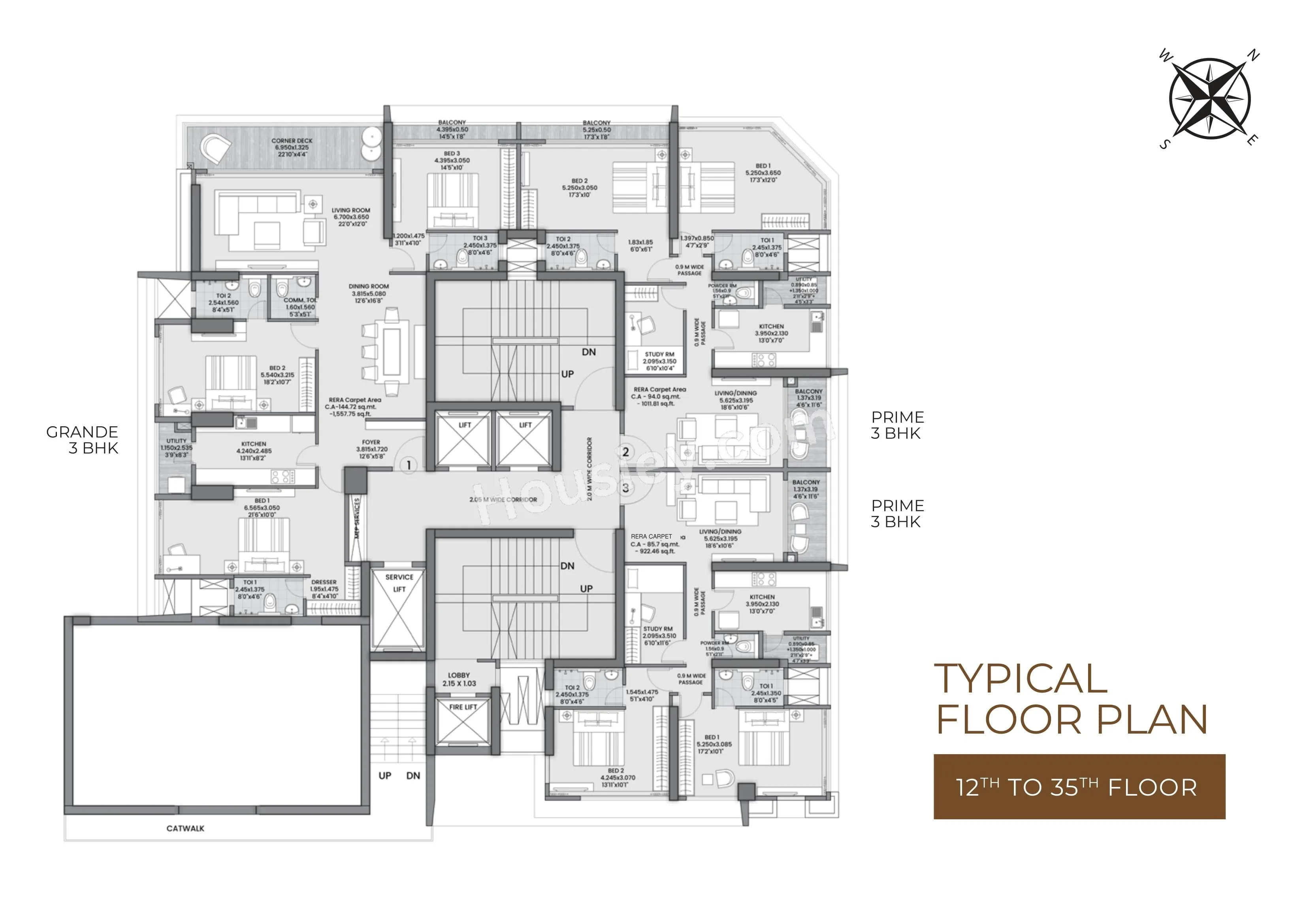 Excel Bellissima Floor plan 1