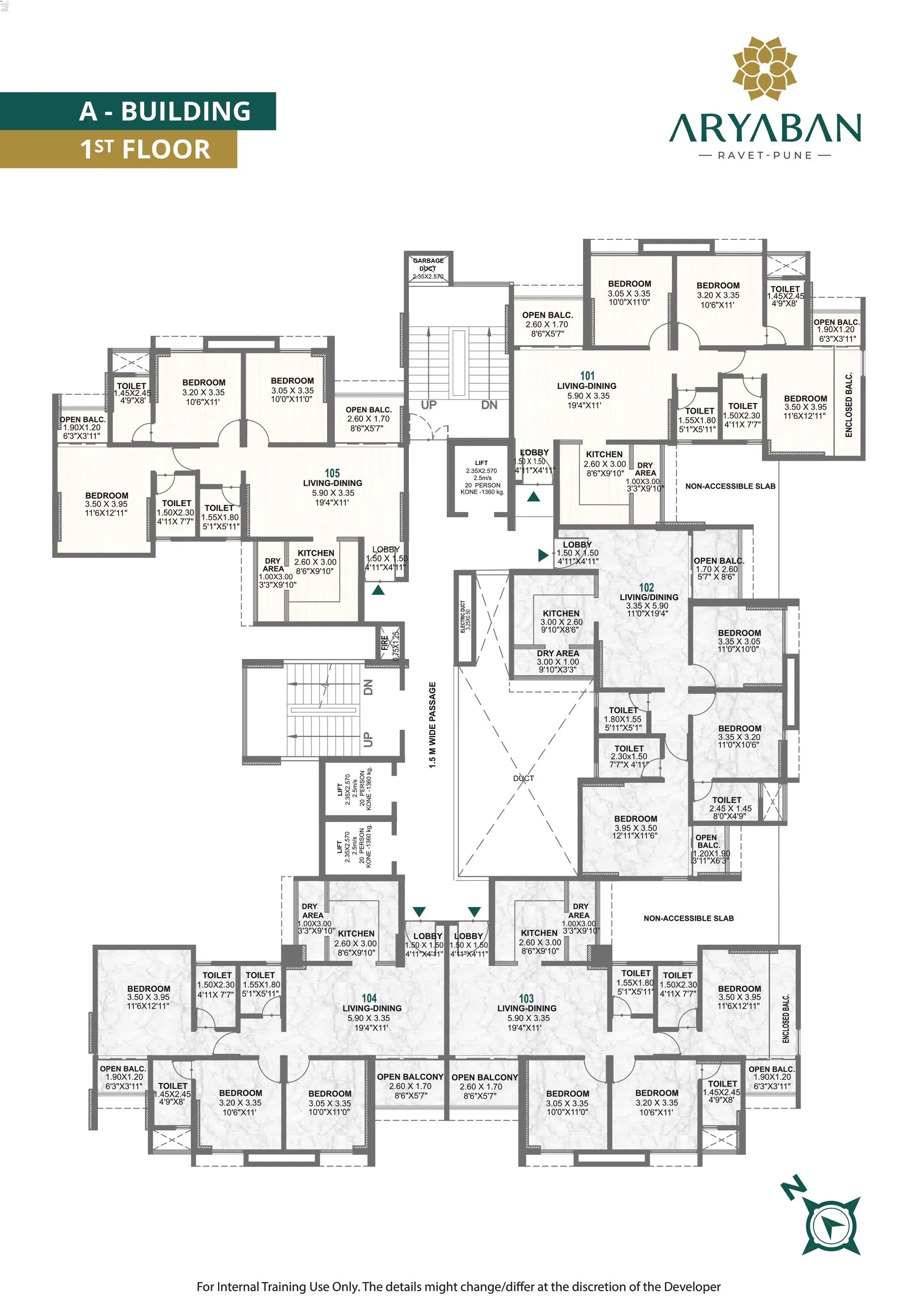 GK Aryaban Floor plan 1