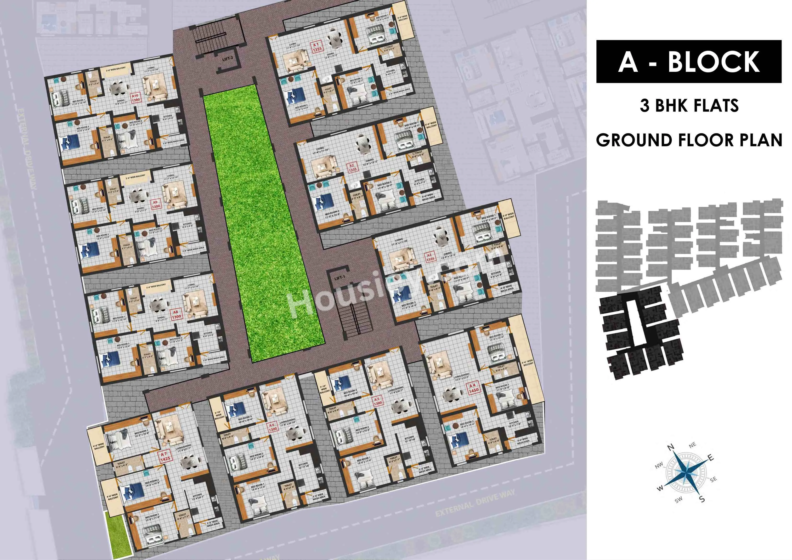 GMC Aero Square Floor plan 1