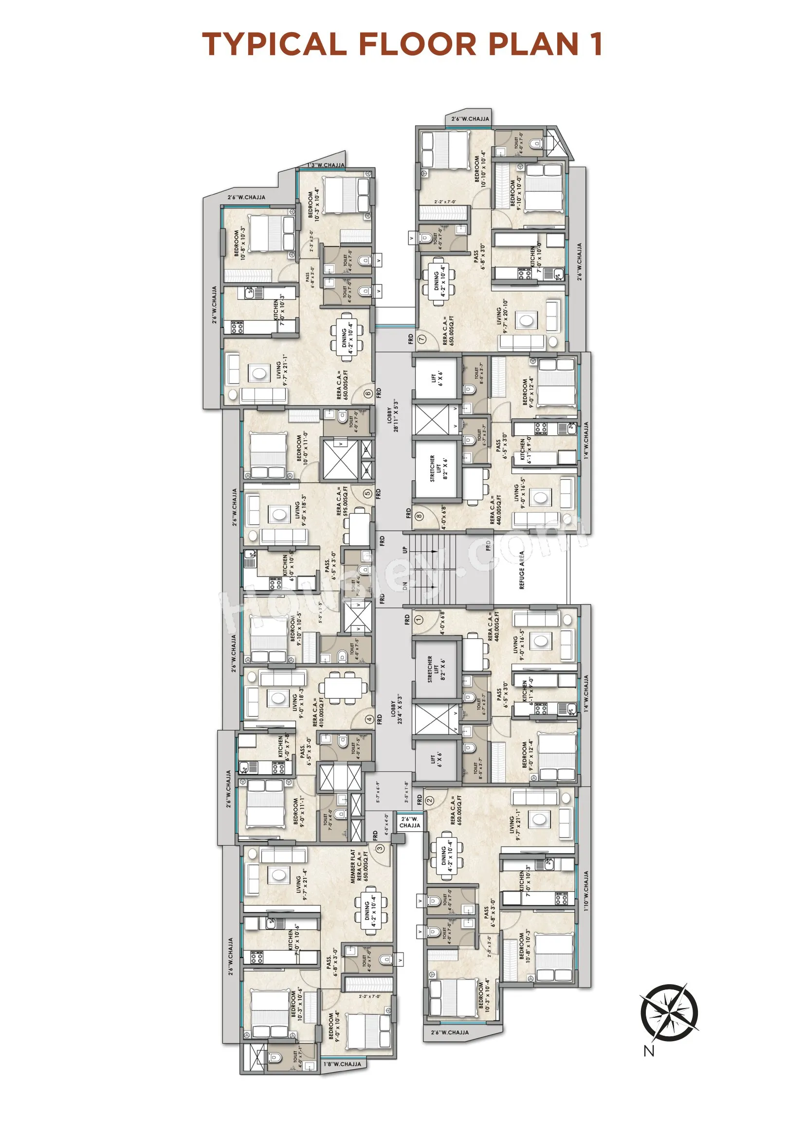 Gagan 138 Floor plan 1