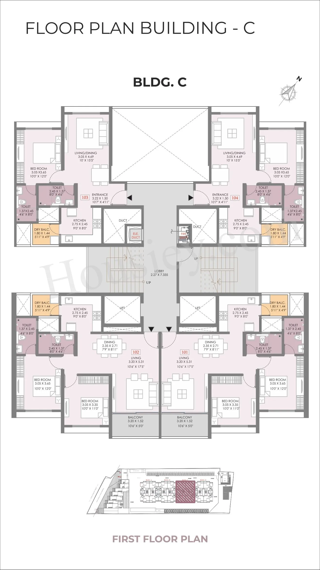 Gagan Myra Floor plan 1