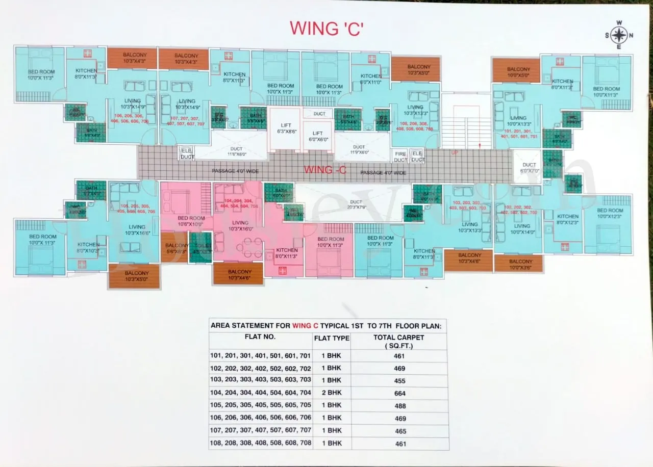 Gandharv Mithila Floor plan 2