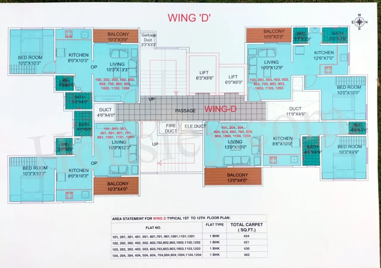 Gandharv Mithila Floor plan 3