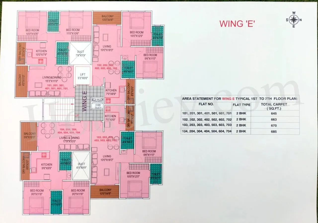 Gandharv Mithila Floor plan 4