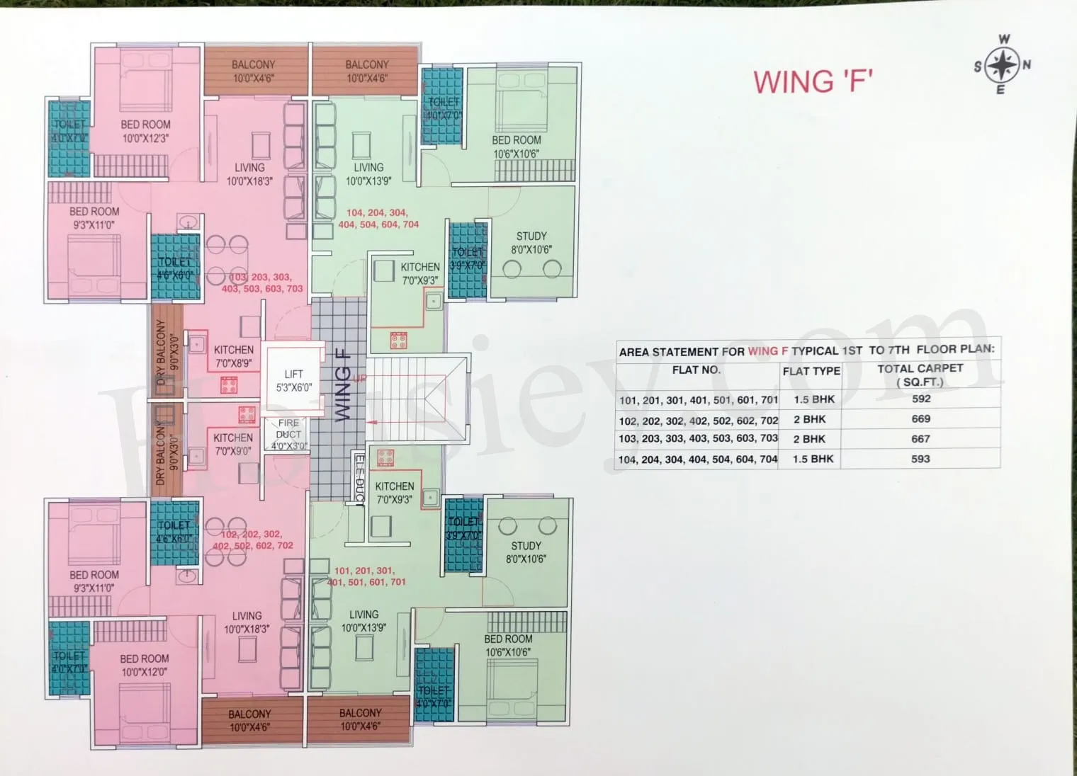 Gandharv Mithila Floor plan 6