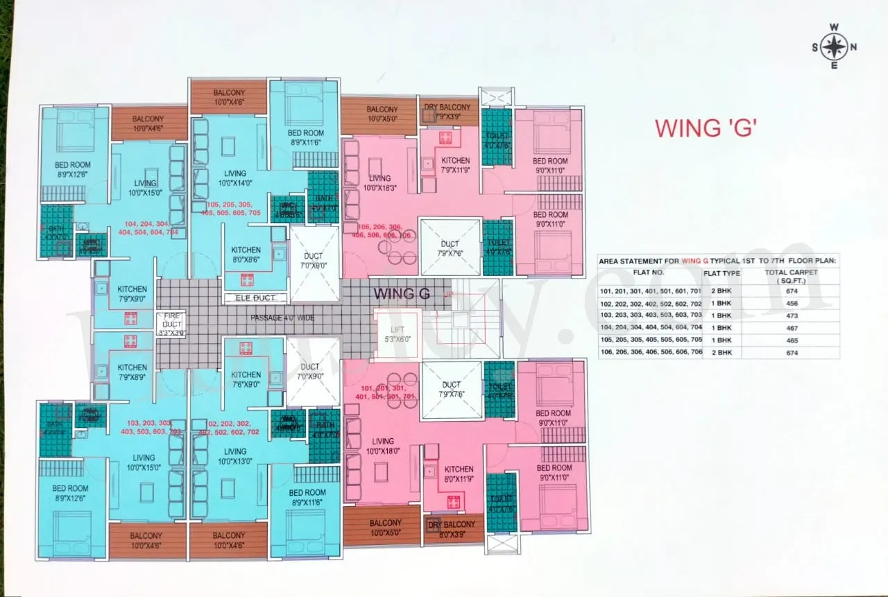 Gandharv Mithila Floor plan 5