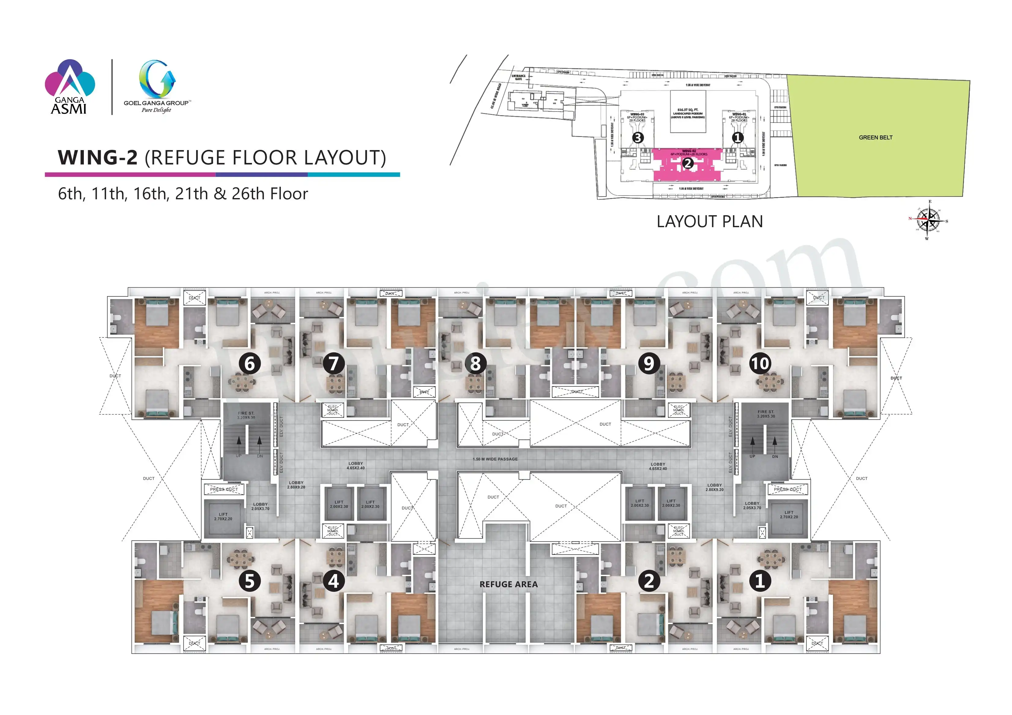 Ganga Asmi Floor plan 2
