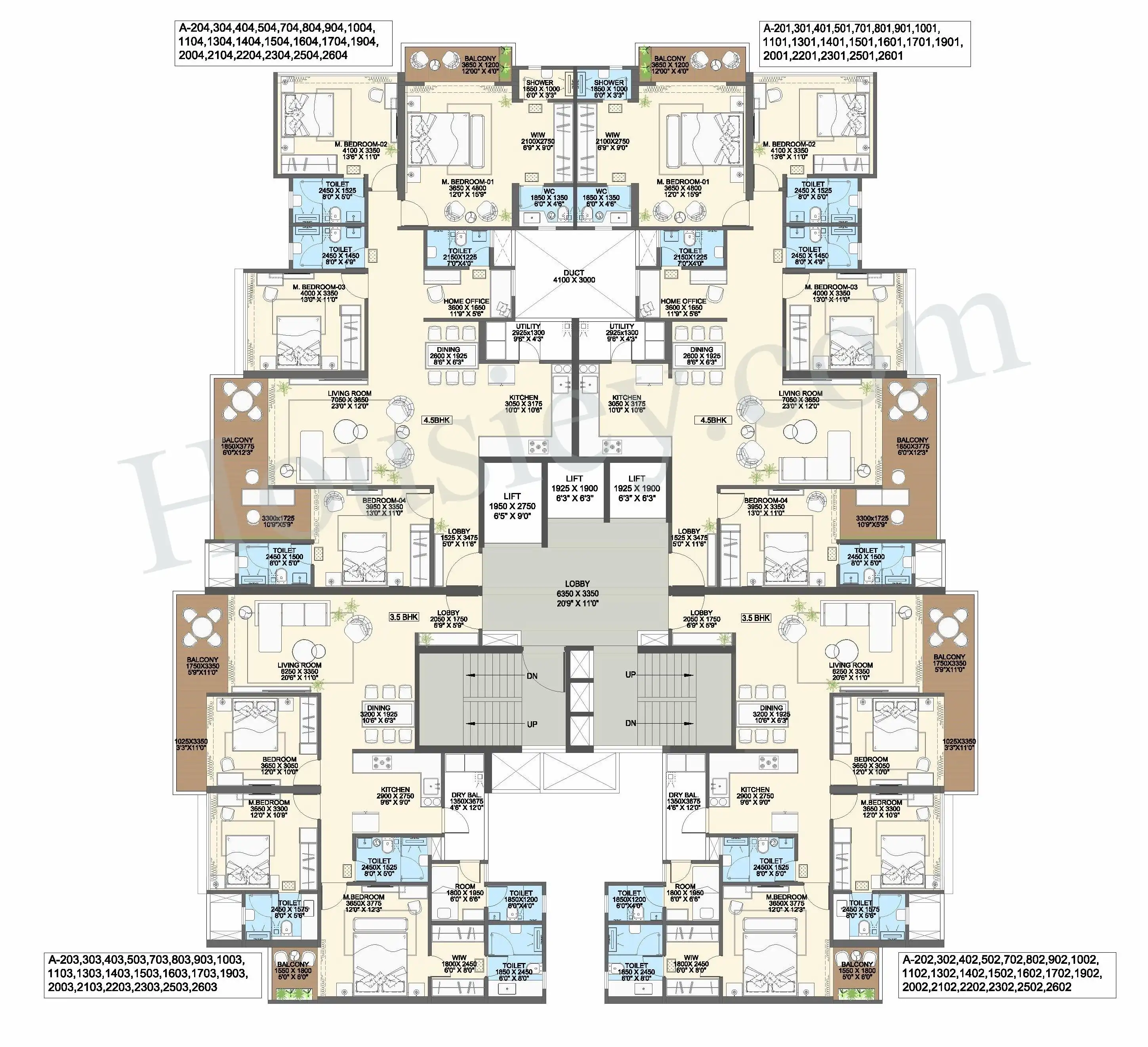 Ganga Platinum Floor plan 1
