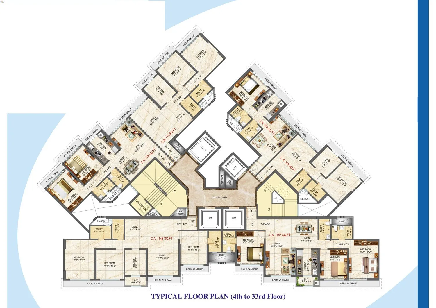 Gauri Grandeur Floor Plan