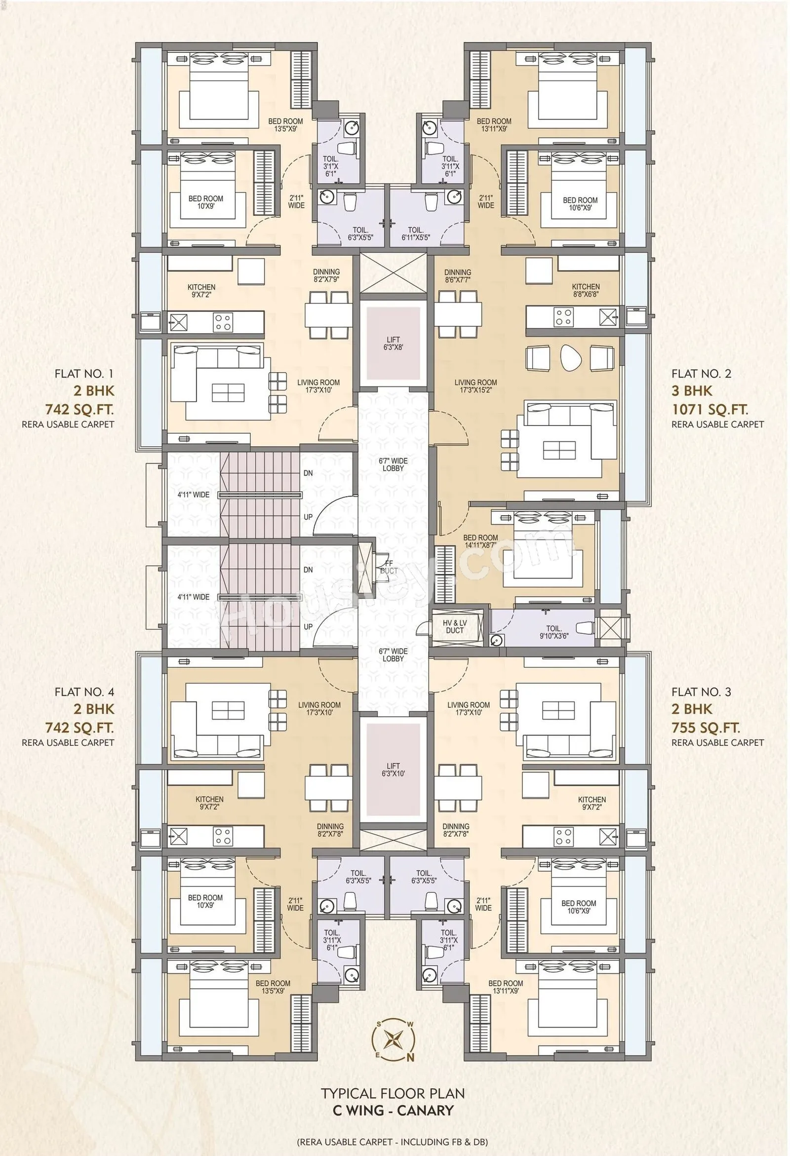 Ghanshyam Canary Floor plan 2