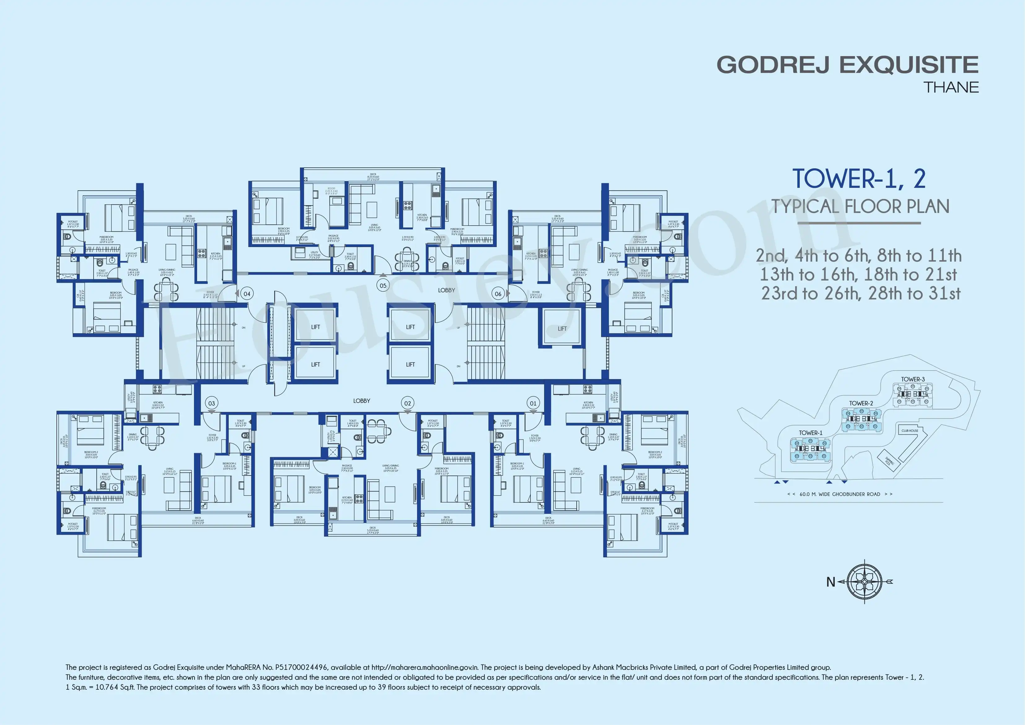 Godrej Exquisite Floor plan 1