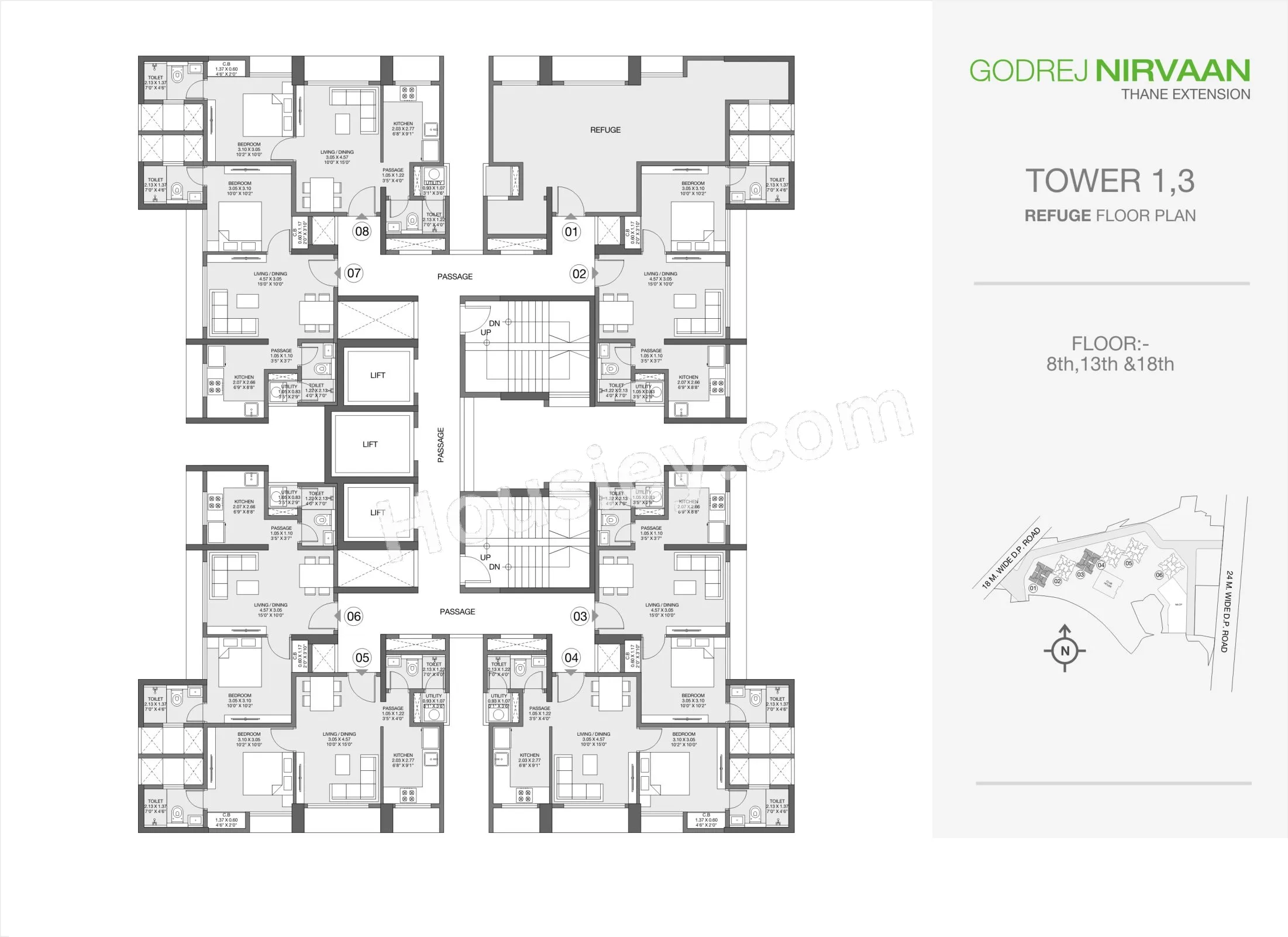Godrej Nirvaan Floor plan 1