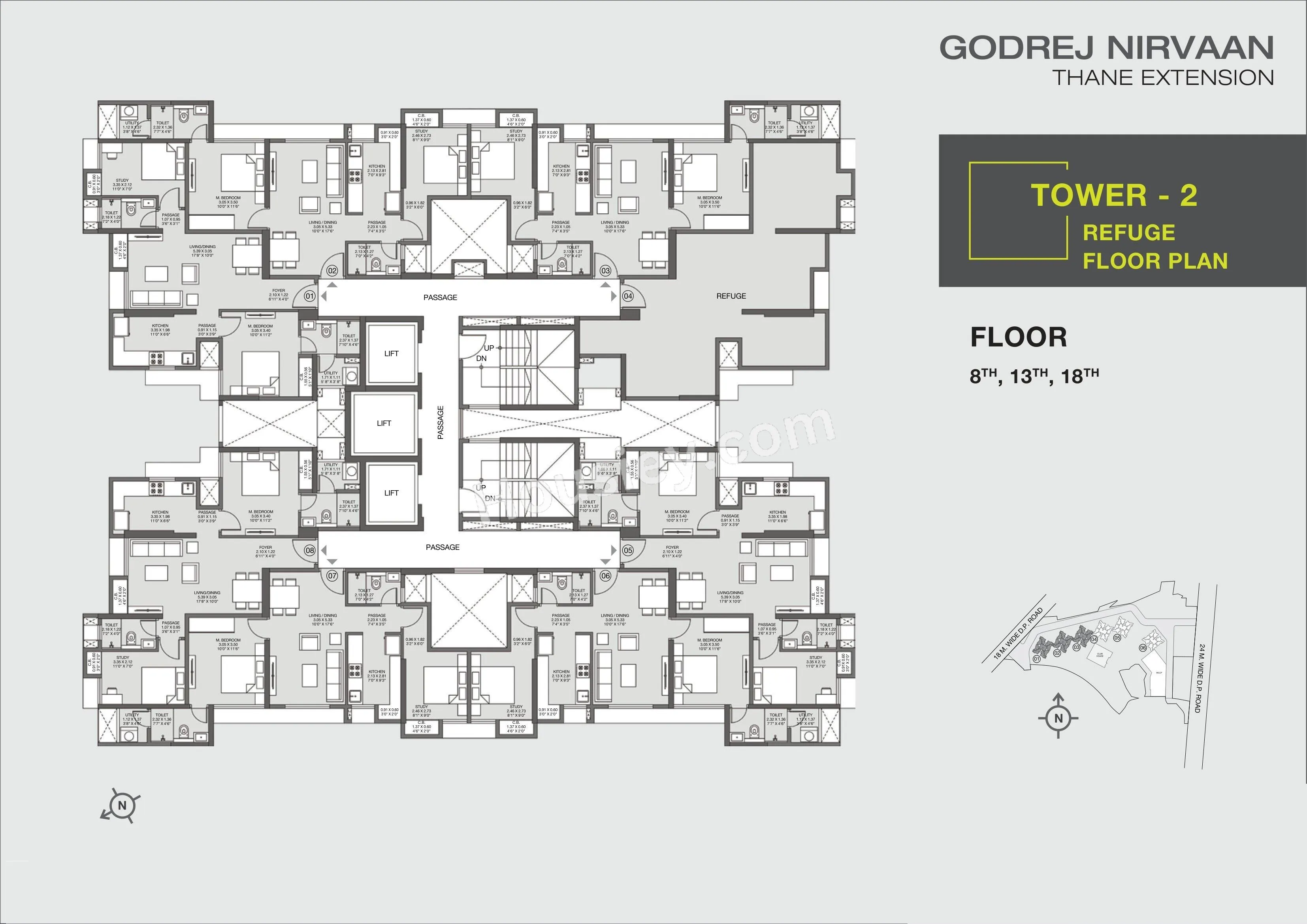 Godrej Nirvaan Floor plan 3