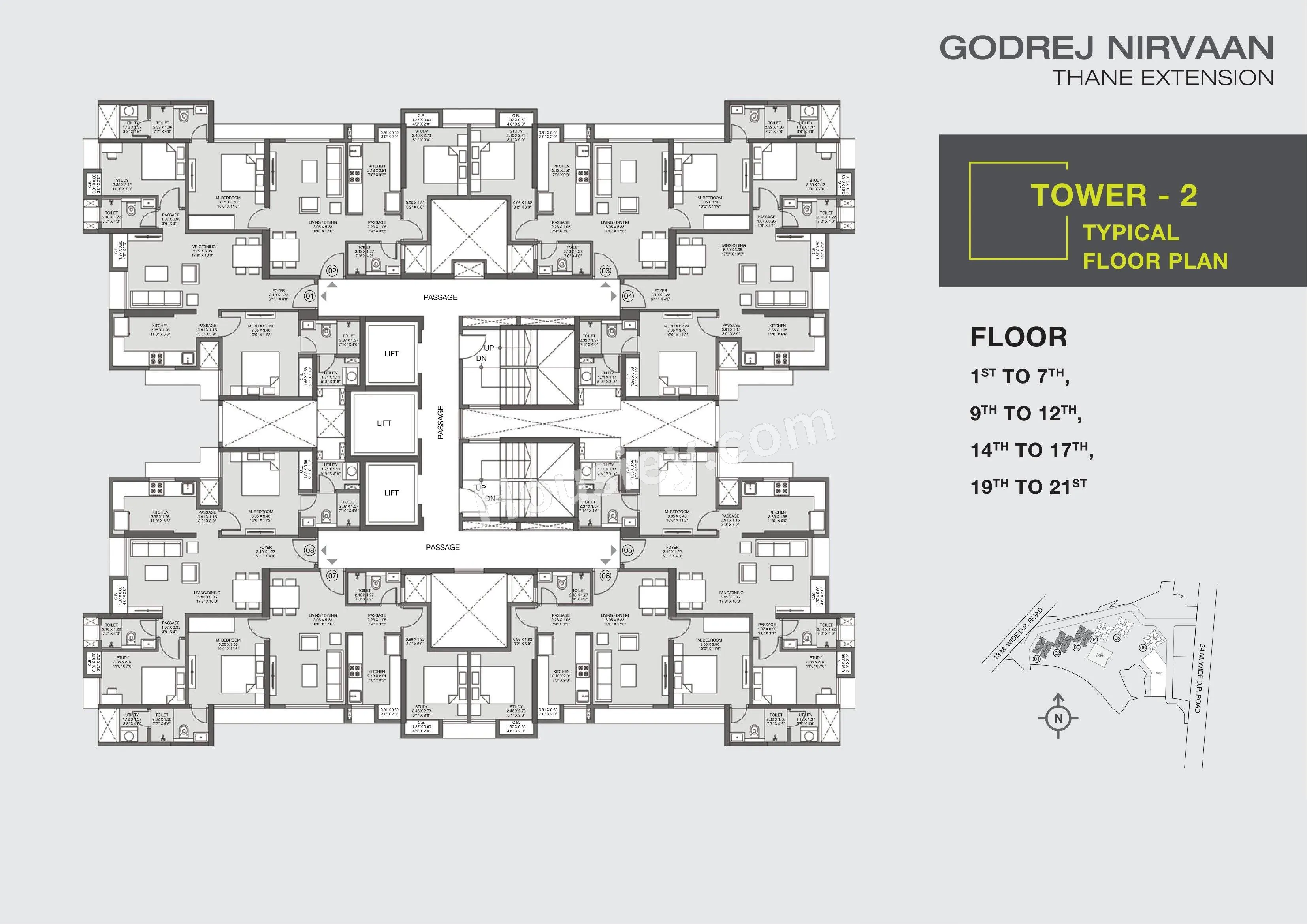 Godrej Nirvaan Floor plan 4